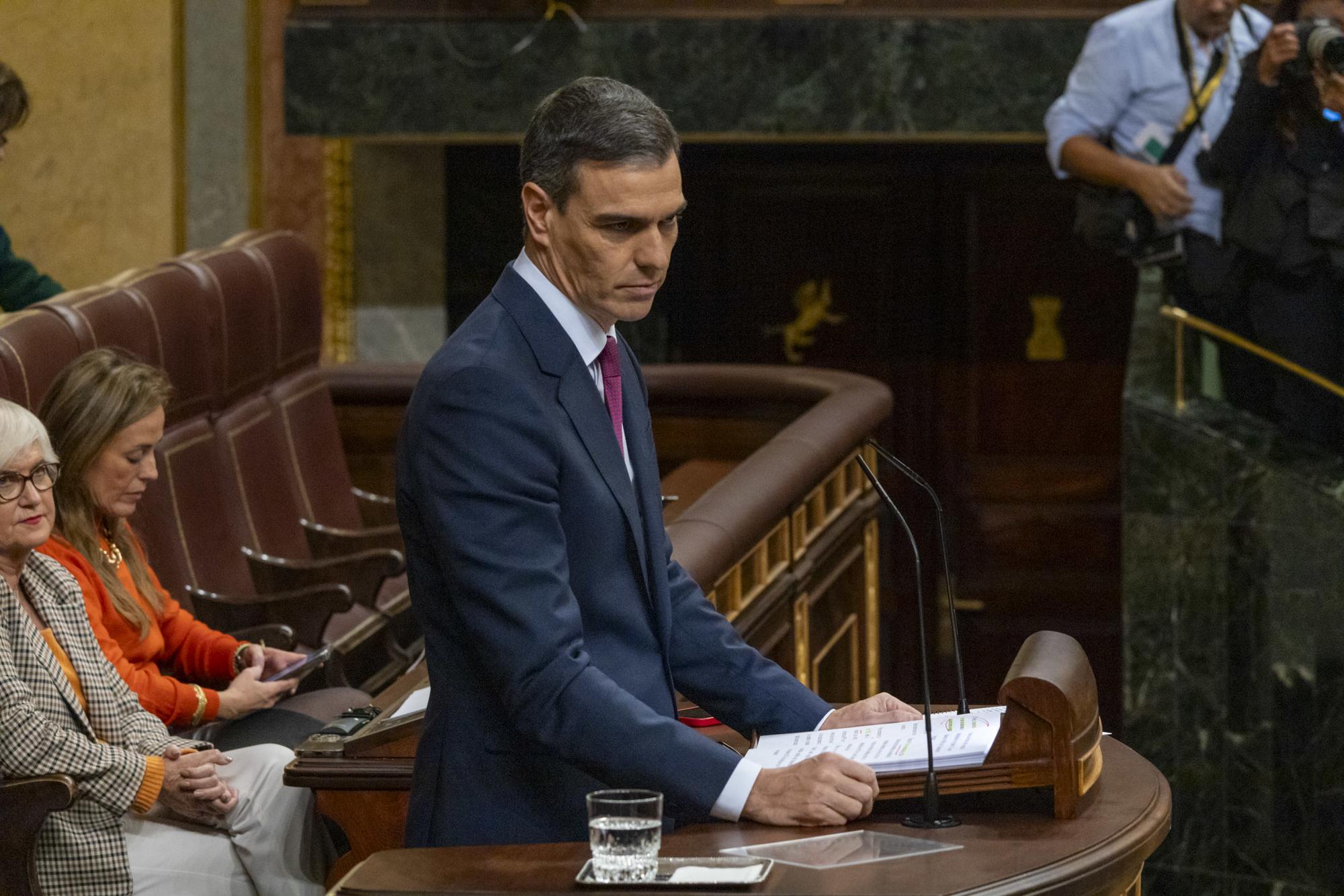 Pedro Sánchez   Intervención Tarde