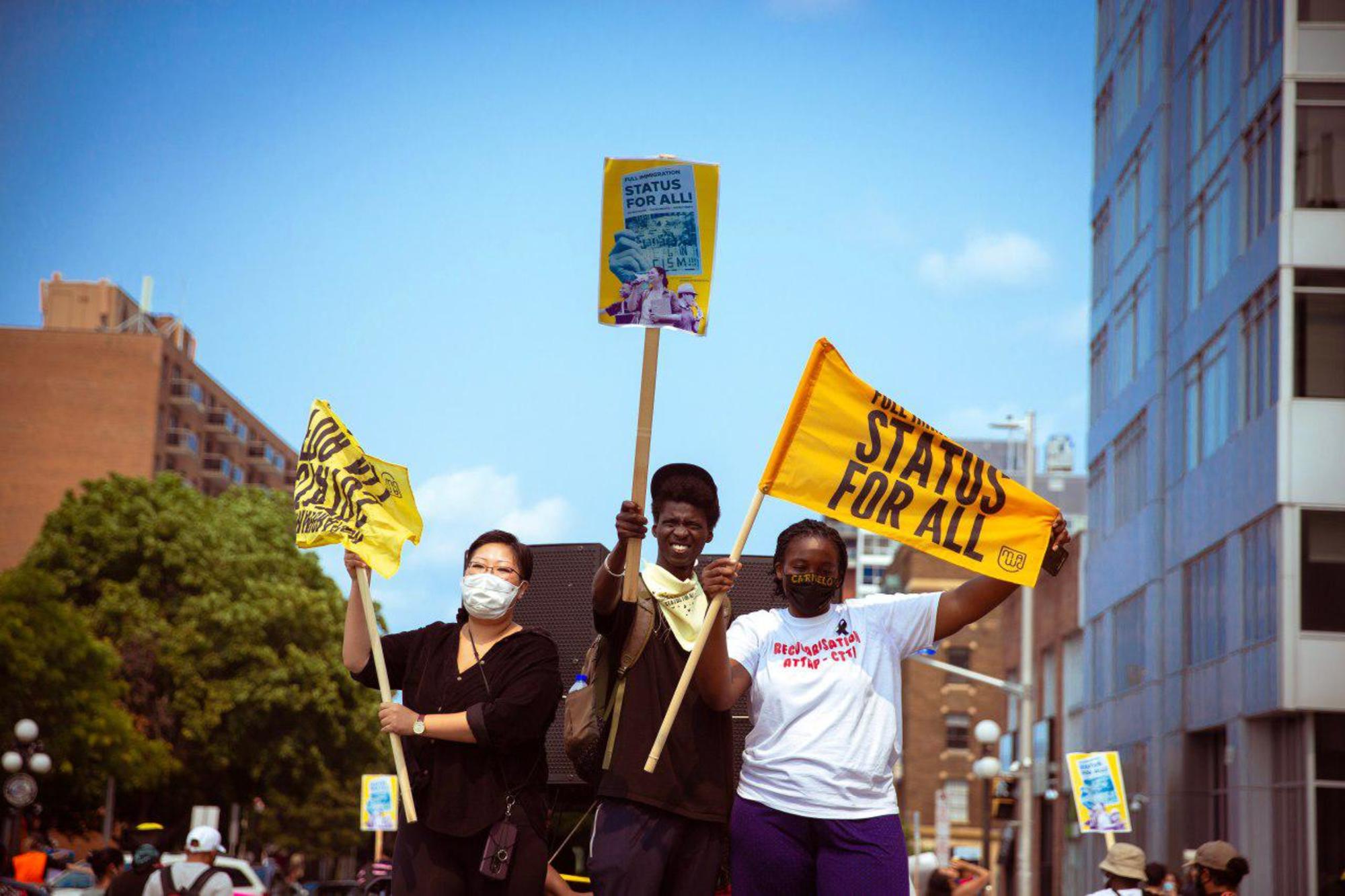 Canadá, marcha por la regularización - 1