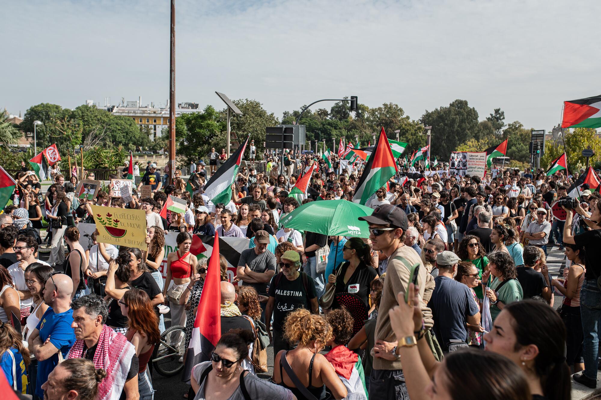 Así fue la huelga general por Palestina en Andalucía - 4