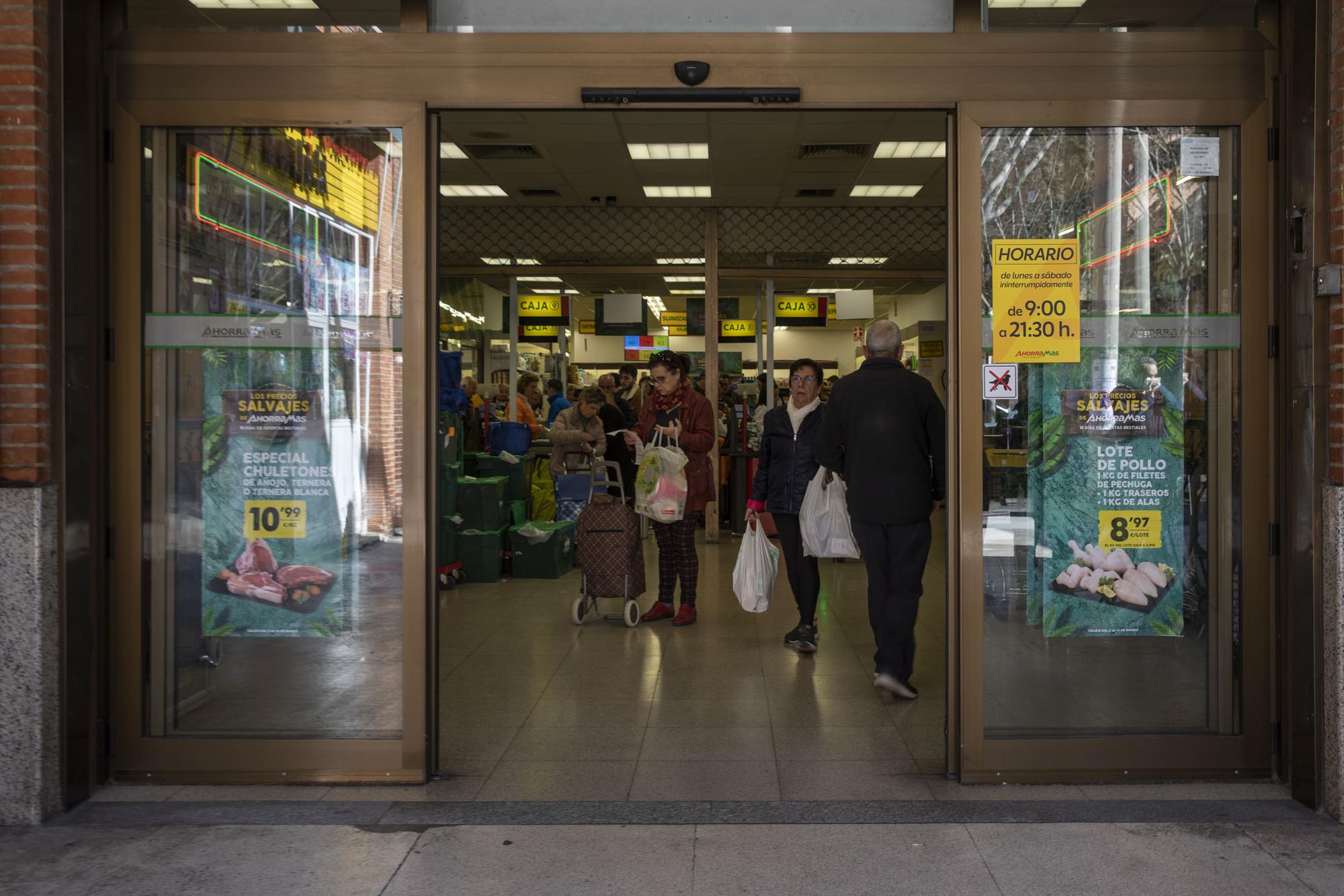 Coronavirus  Supermercado ahorramas