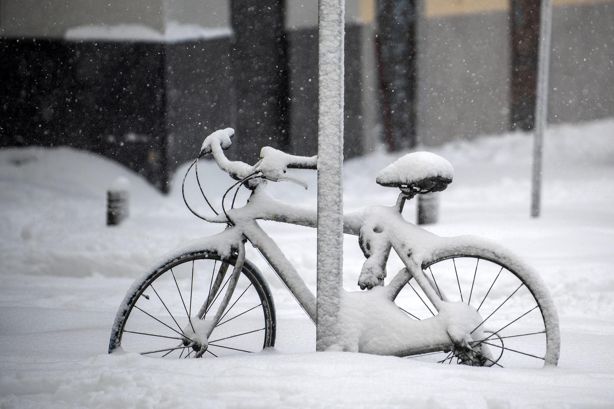 Bicicleta nieve
