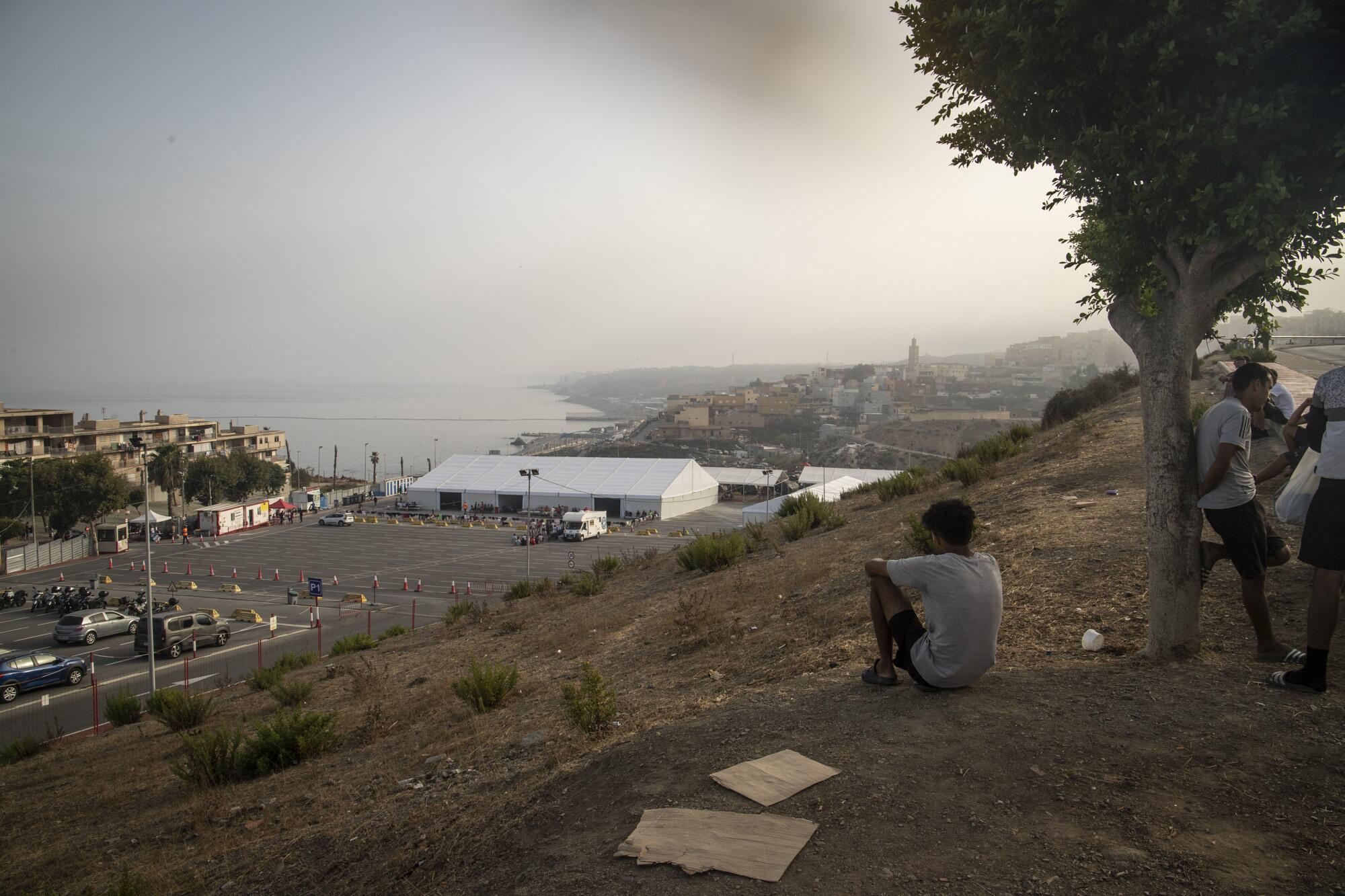 El puerto de Ceuta este viernes