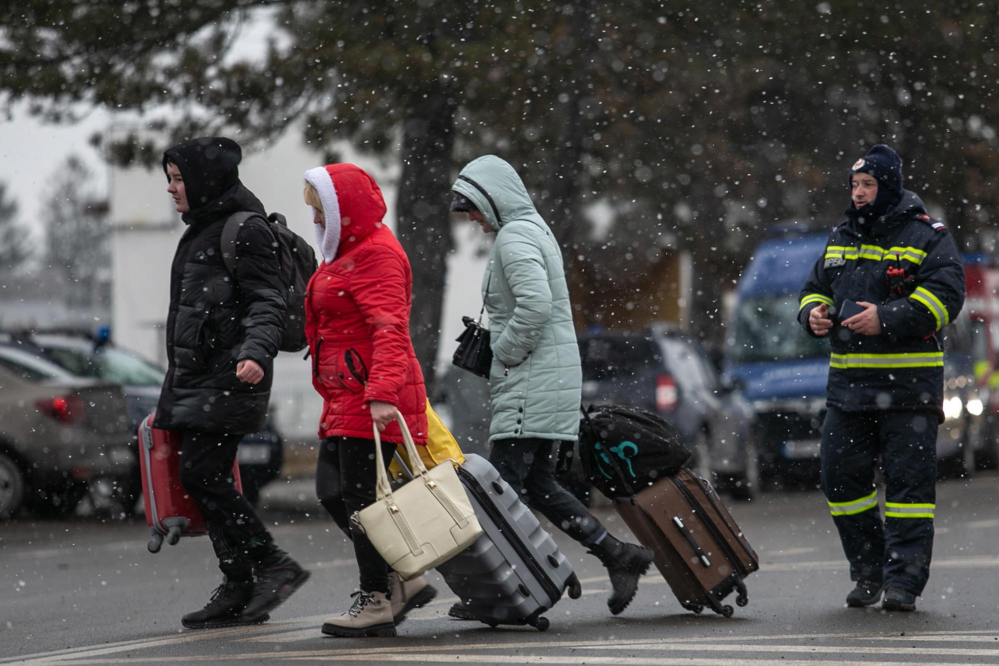Refugiados Ucranianos frontera Rumania - 1