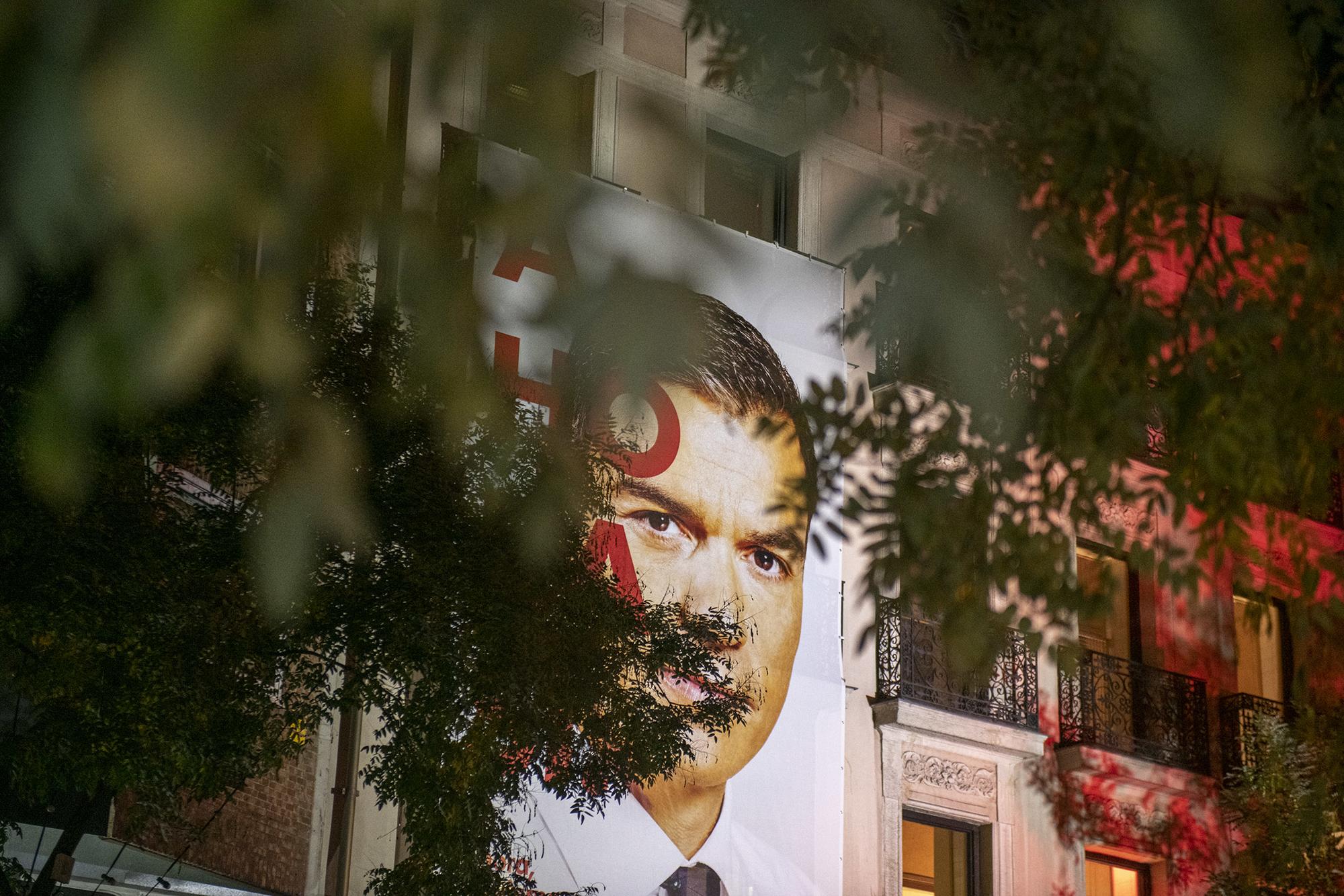 Noche electoral sede del PSOE Pedro Sanchez - 1