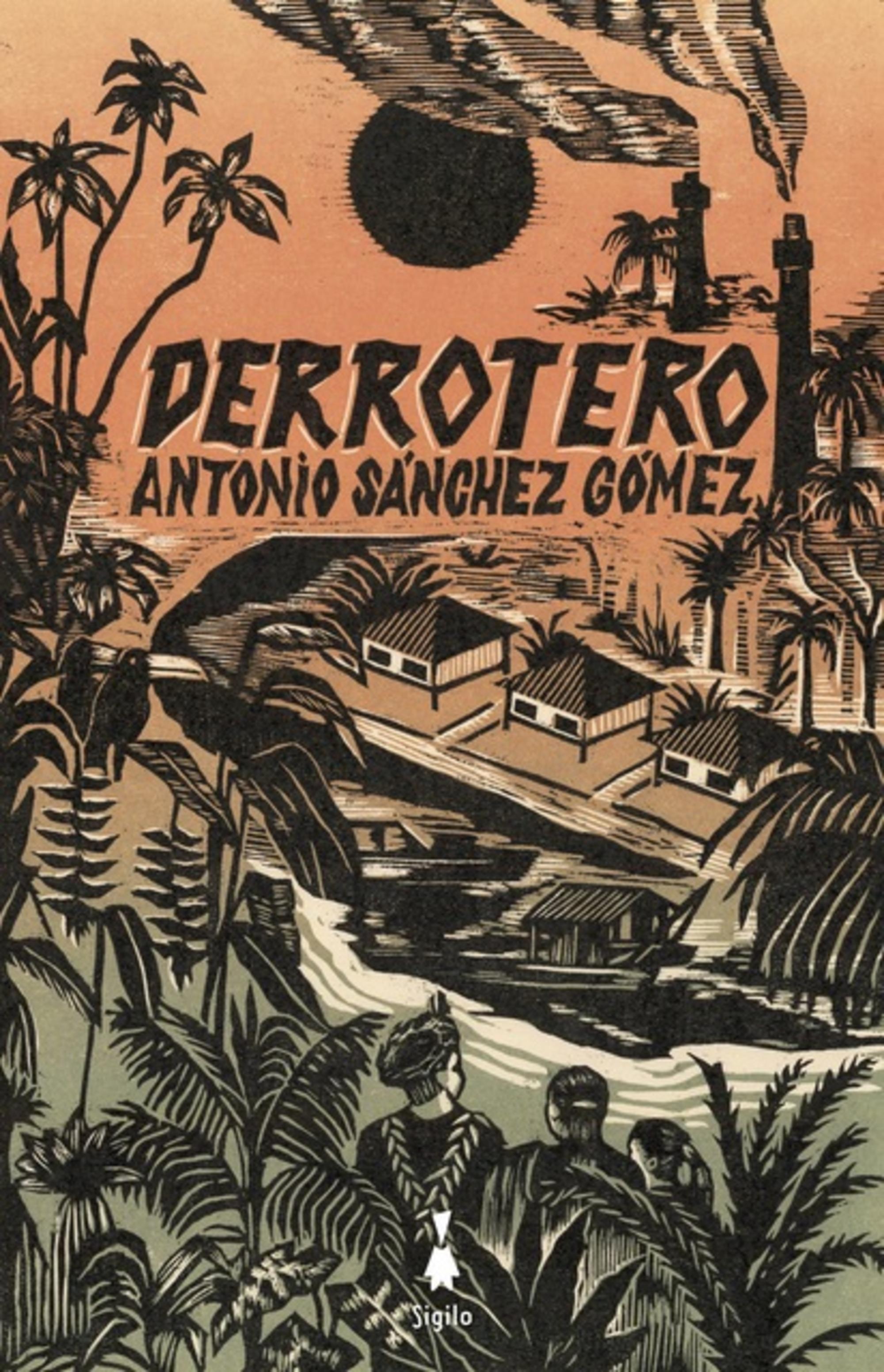 La portada de ‘Derrotero’ es una xilografía de La fábrica de estampas.