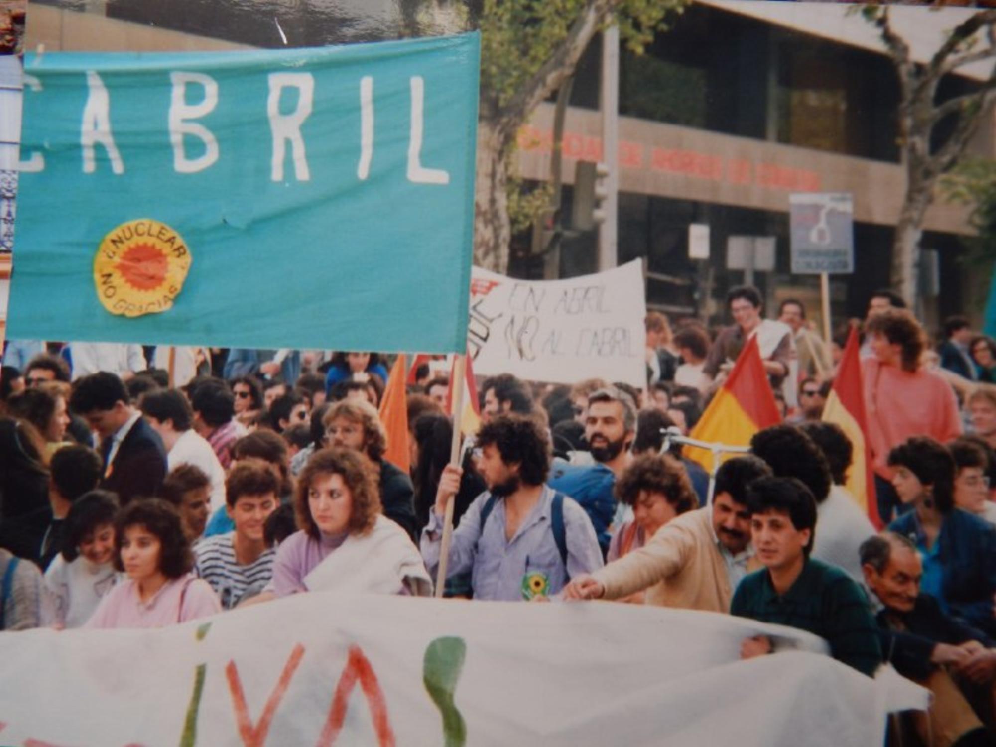 Manifestación contra El Cabril
