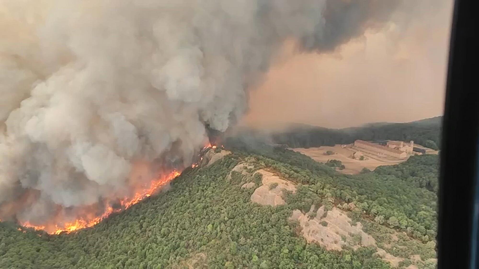 Incendio Huesca Riglos