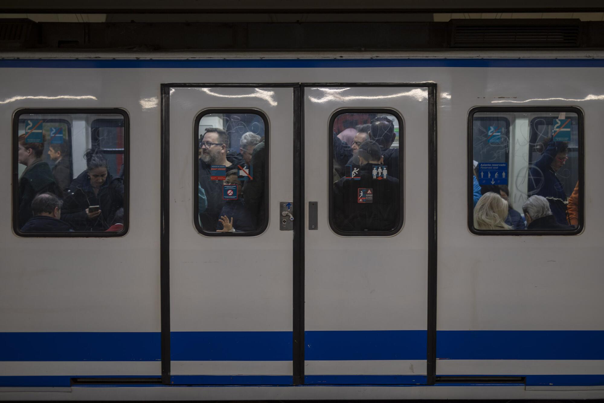 Vagón de Metro de Madrid 