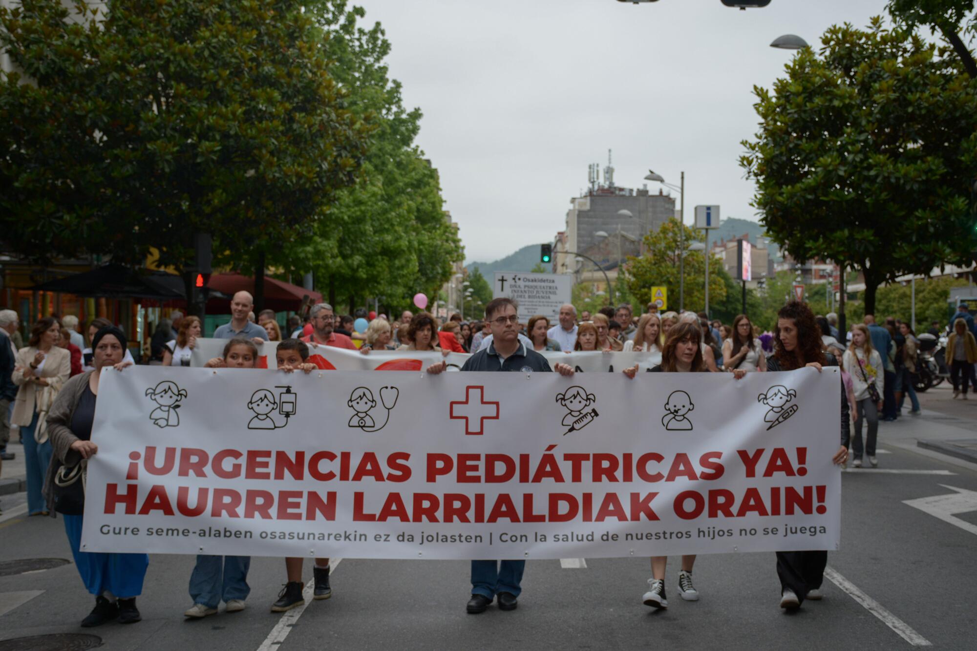 Manifestación Irún sanidad pública
