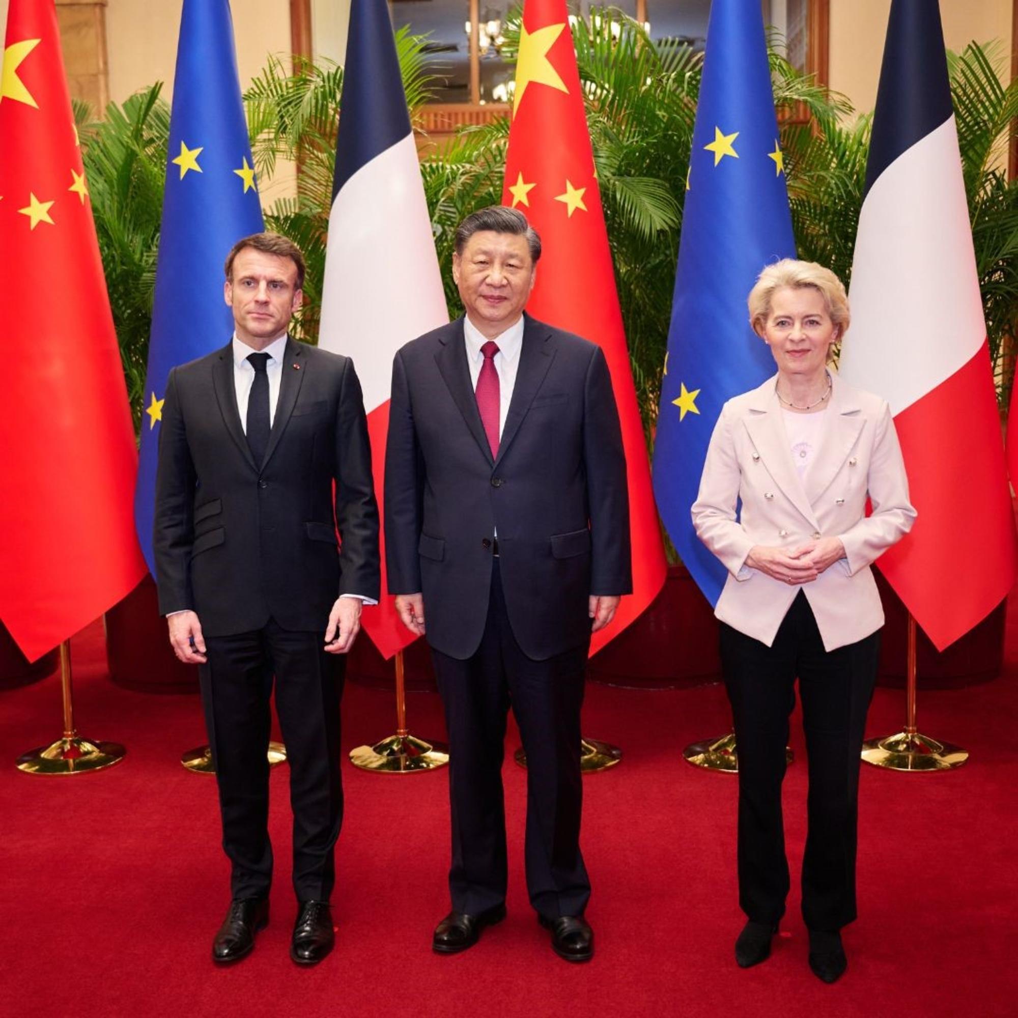Macron, Xi, von der leyen