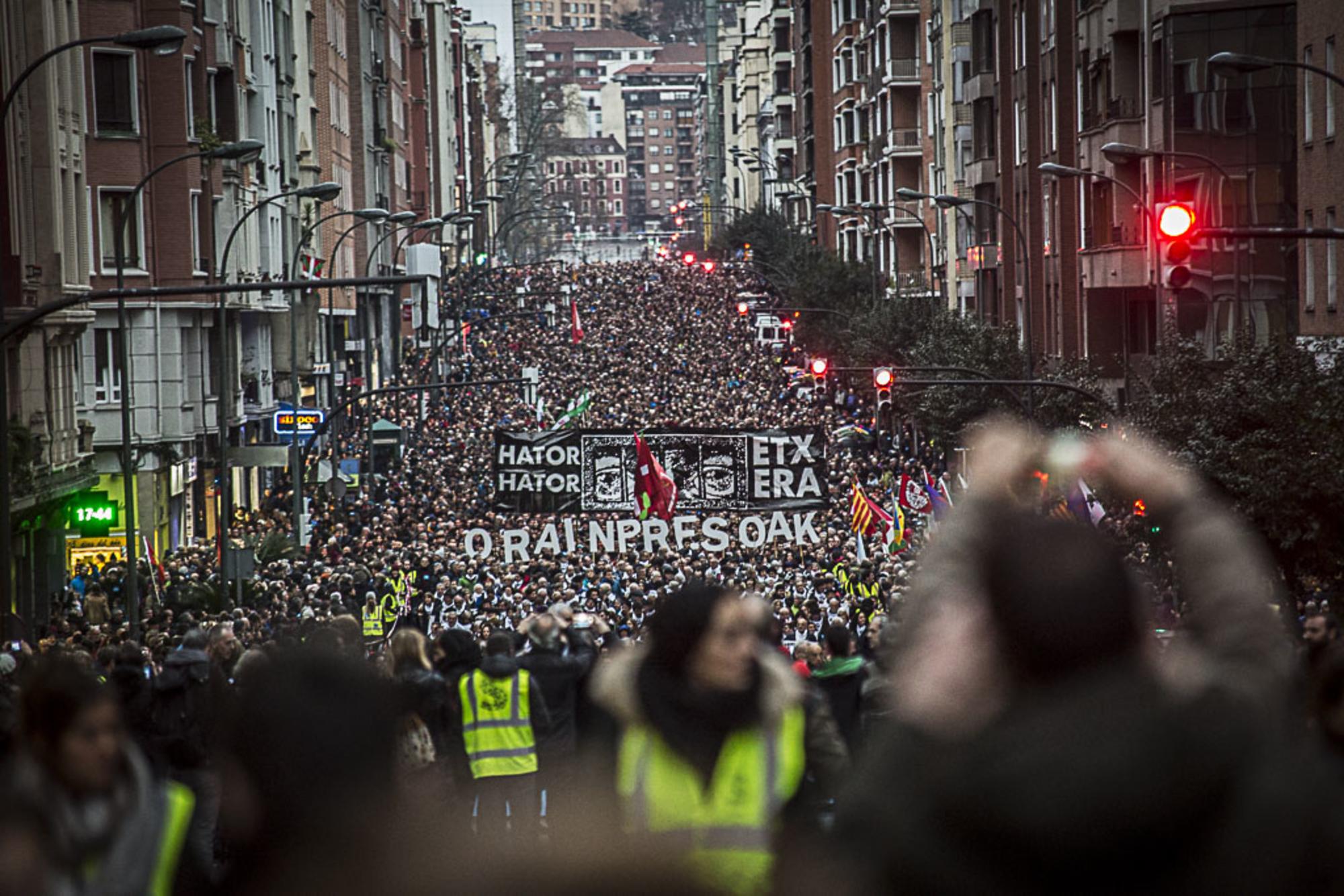 Manifestación en Bilbao Presos