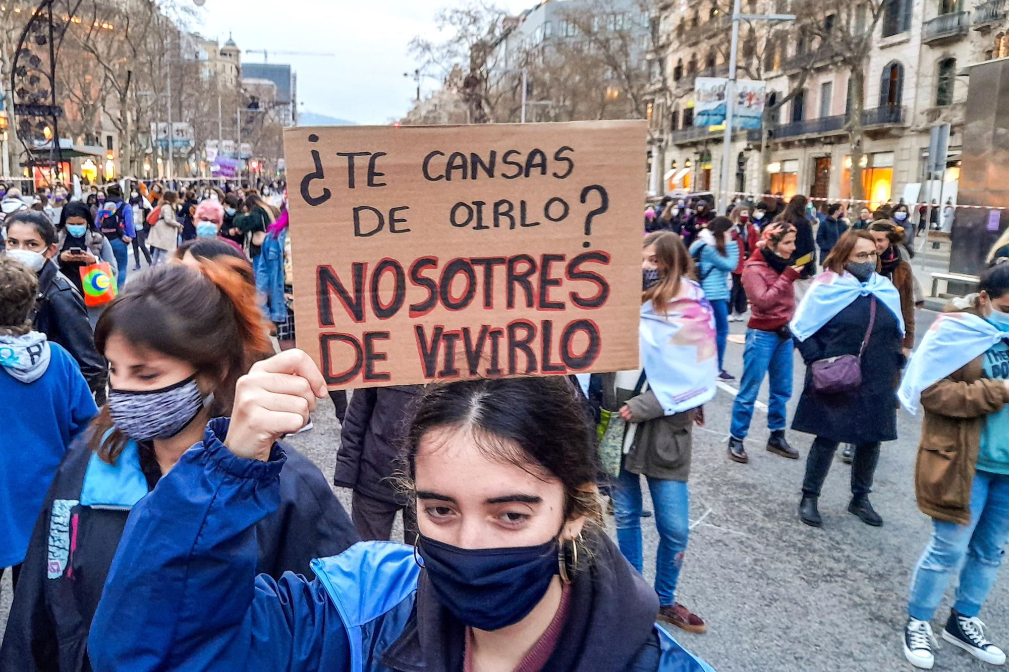 Manifestación Barcelona 8m