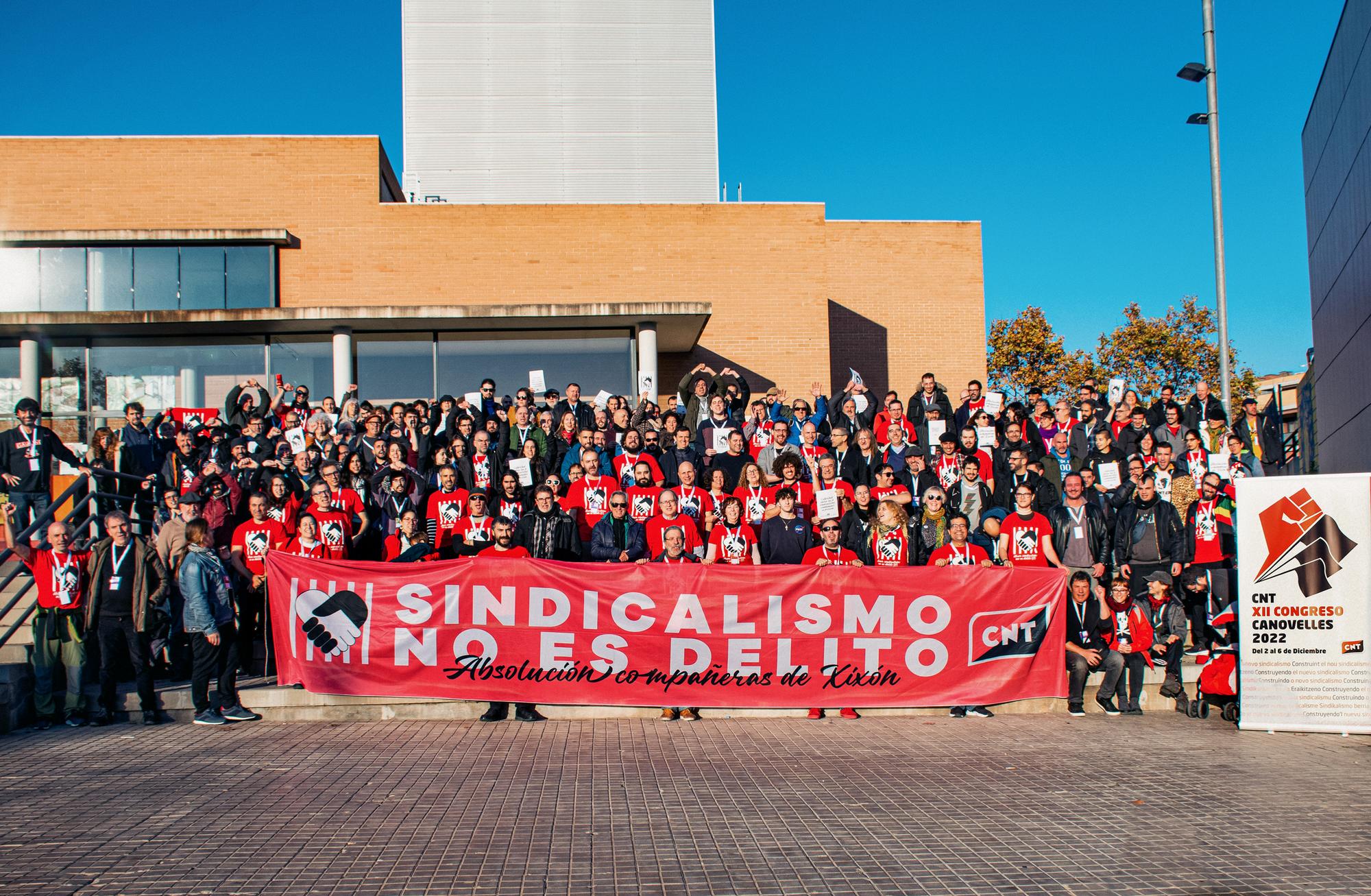 XII Congreso CNT Canovelles foto delegados