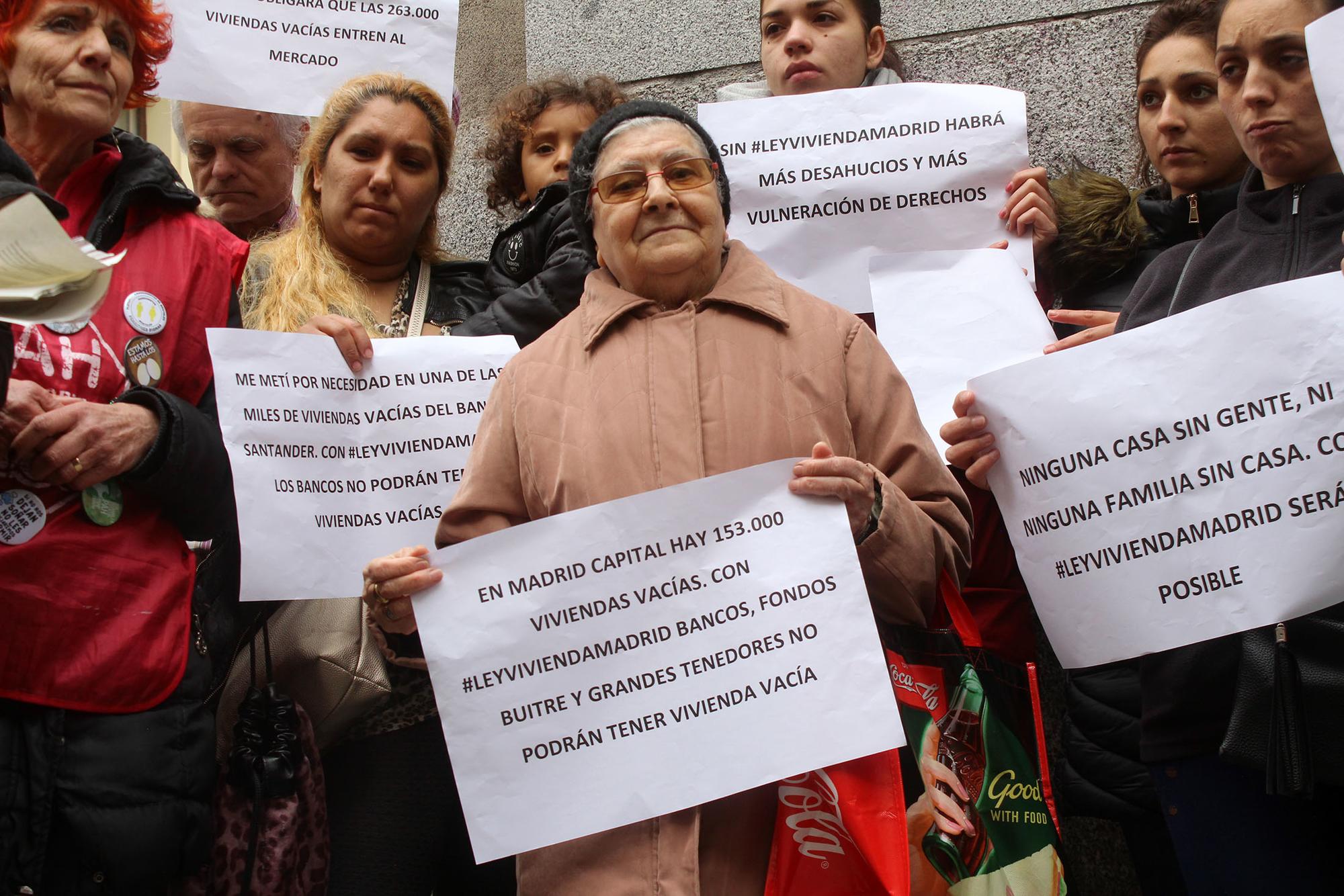 Acción de vivienda en la calle Valencia