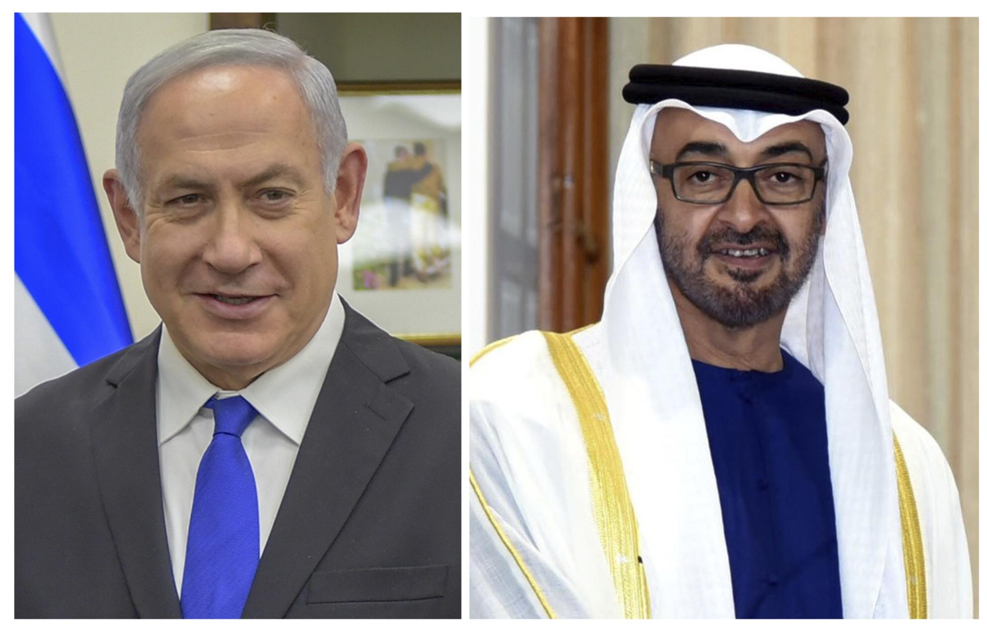 Netanyahu y bin Zayed