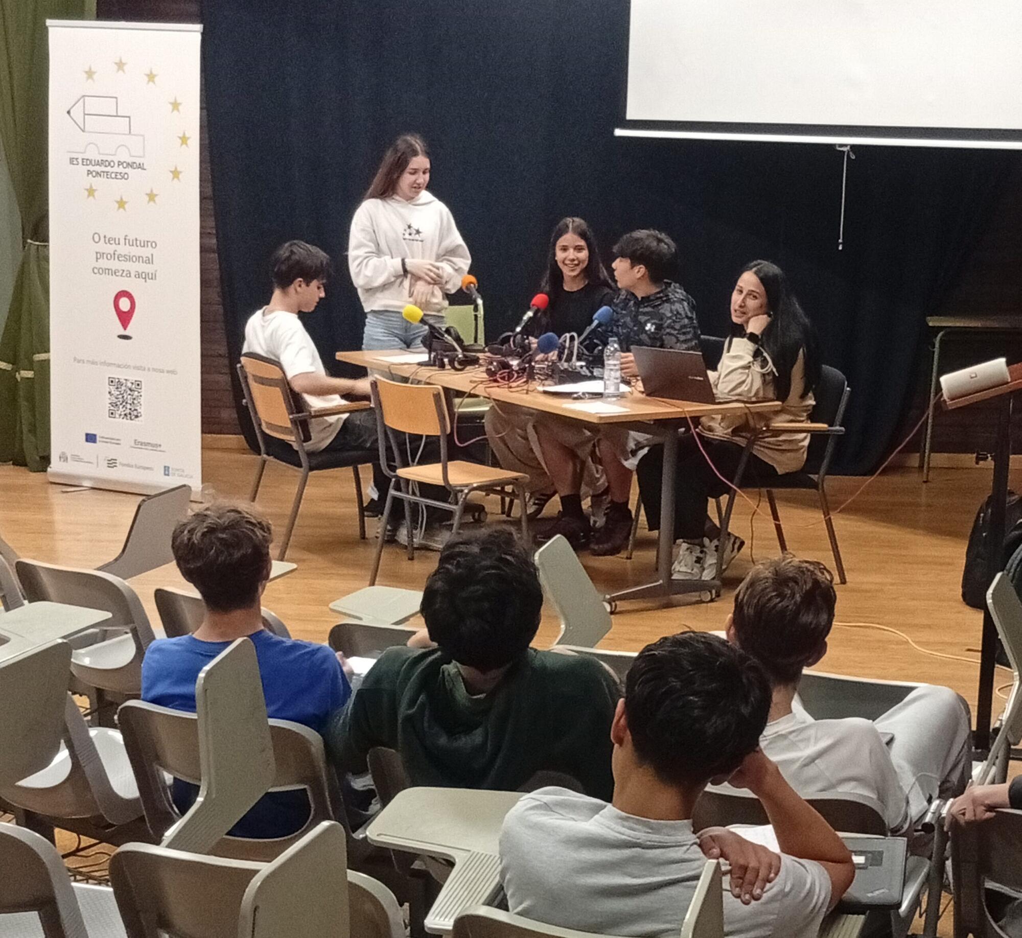 clase de 4ºA do IES Eduardo Pondal de Ponteceso