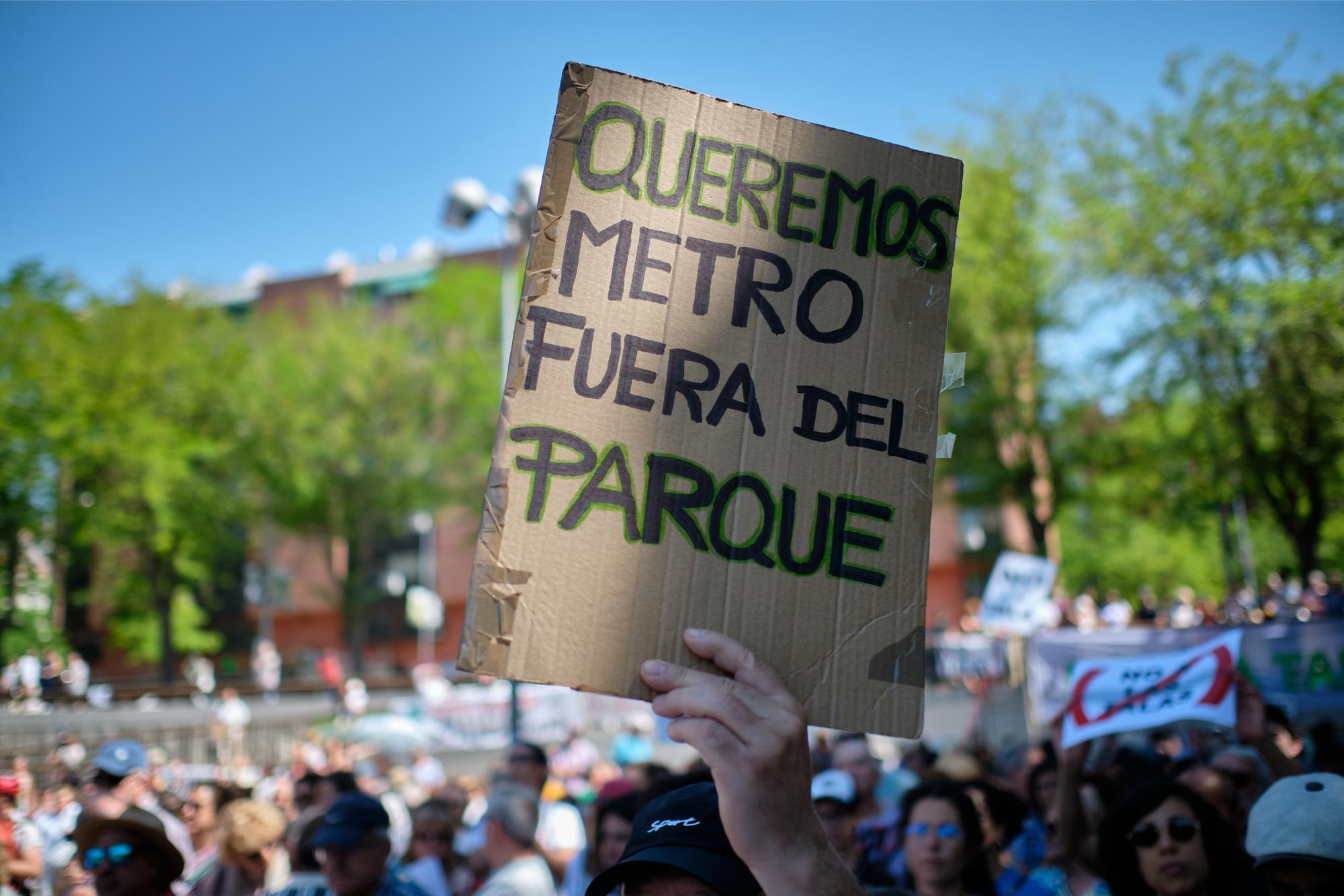 La ampliación a Hortaleza de la Línea 11 se frena 1 Concentración No a la Tala -mayo 2023 - 9