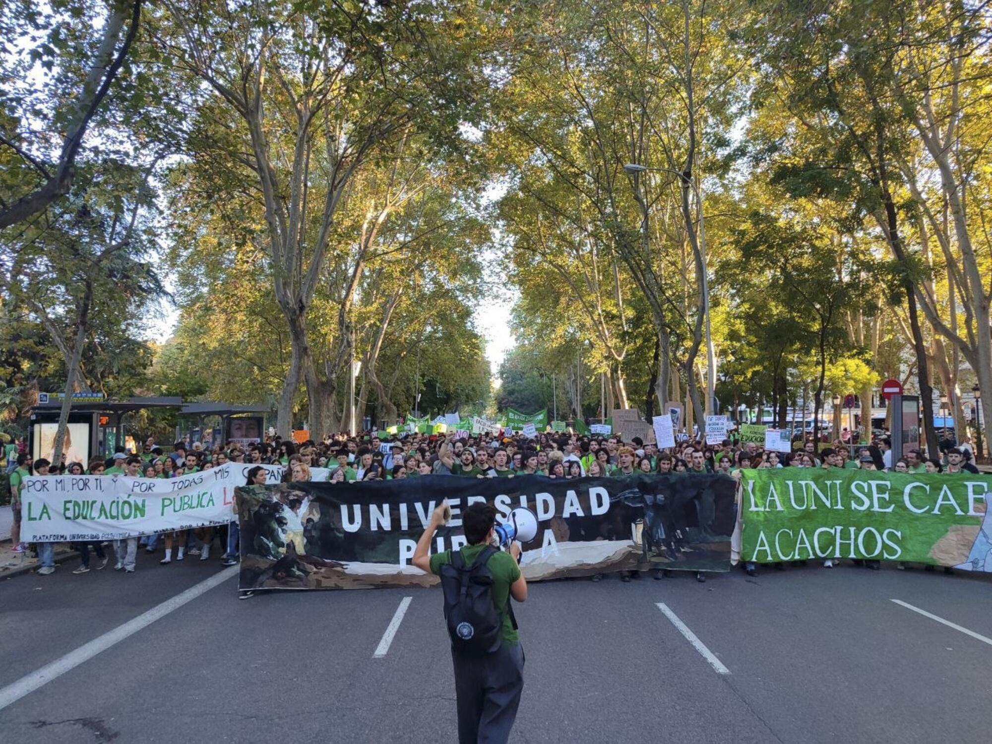 Manifestación universitarios