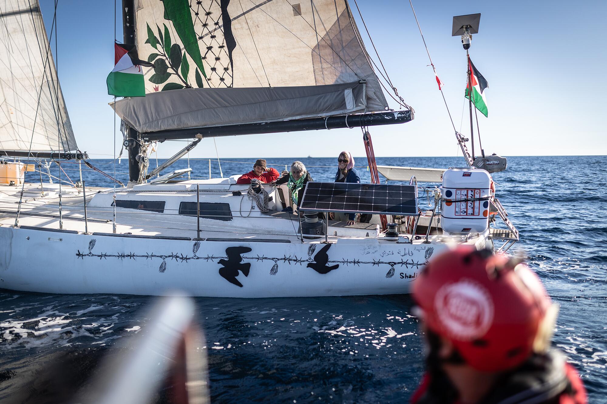 Cuatro compas de CGT navegan en la Global Summud Flotilla para romper el bloqueo de Palestina. Cuatro compas de CGT navegan en la Global Summud Flotilla para romper el bloqueo de Palestina.
