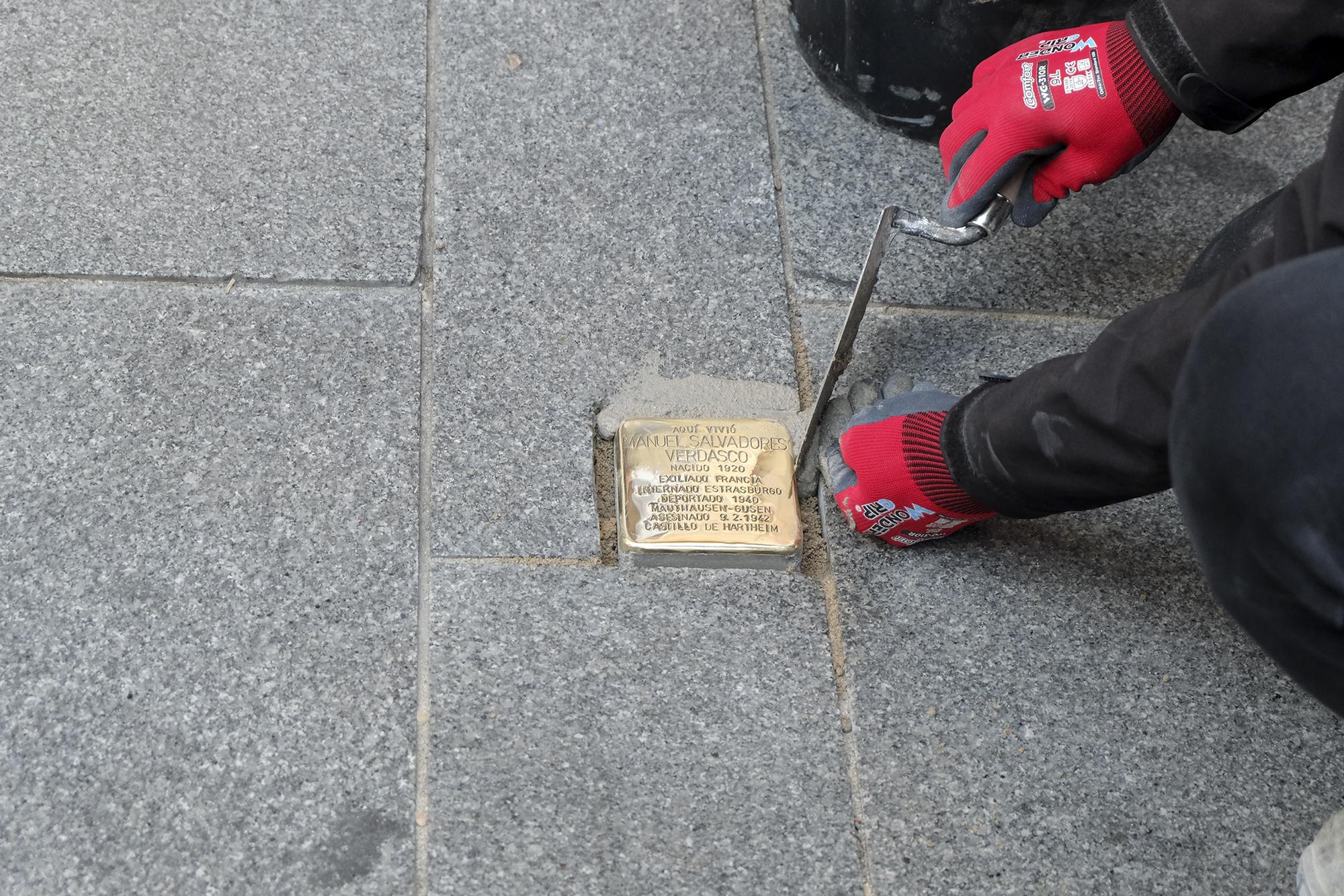 placas en  Madrid recuerdan a  republicanos españoles víctimas de los campos de concentración nazis 2