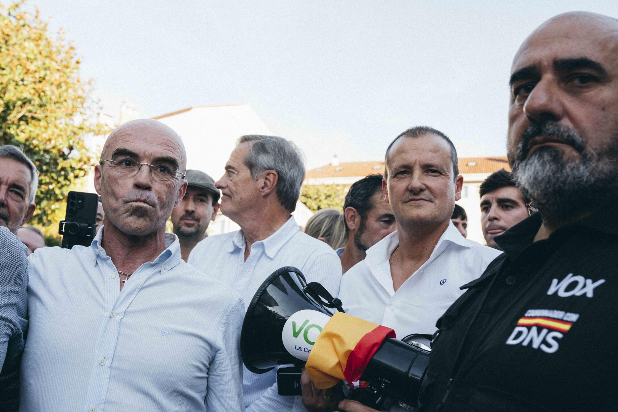 Buxadé Boicot al mitin Vox en Santiago de Compostela - 2