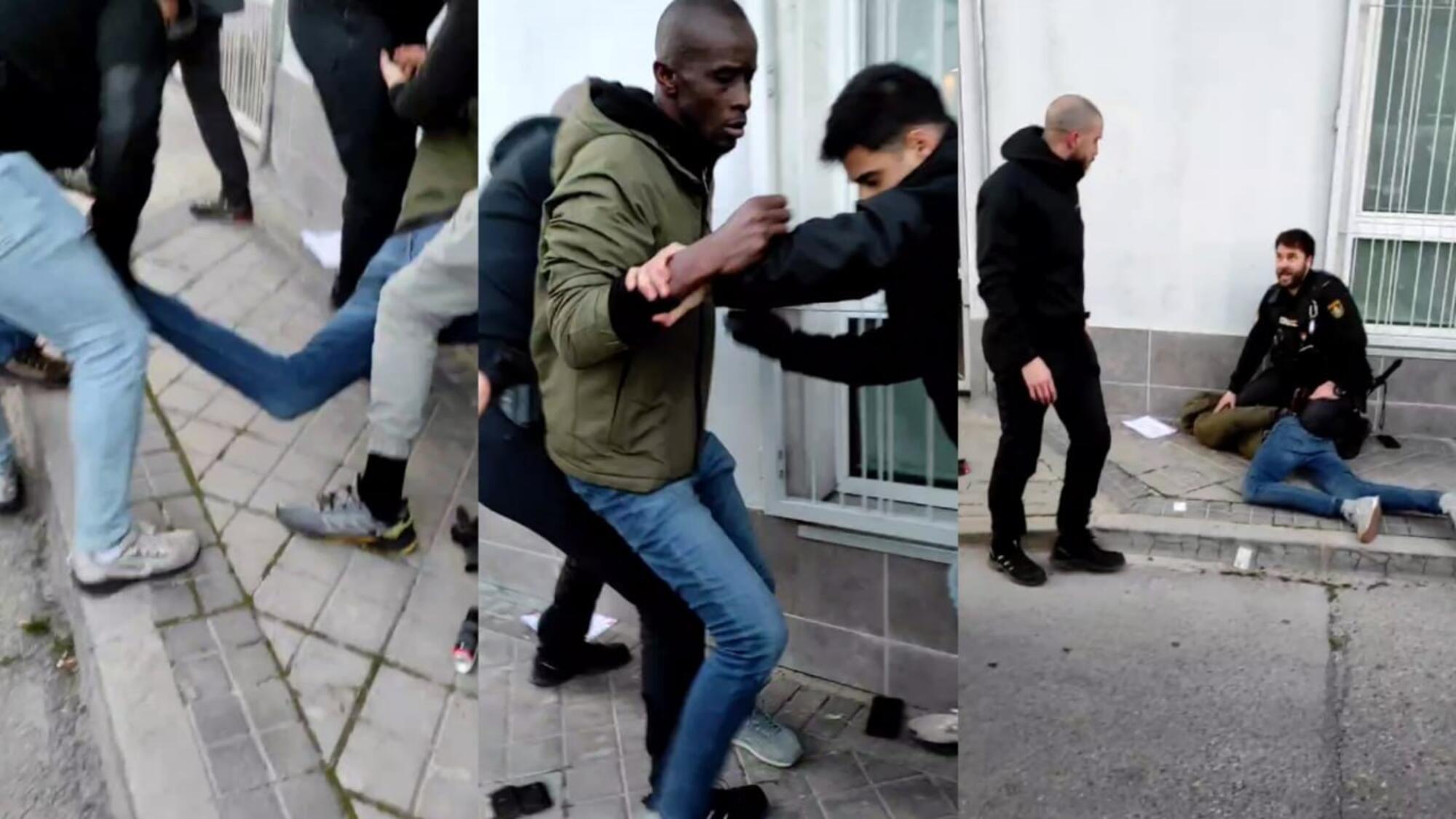 La Policía Nacional detiene a Serigne Mbaye (Podemos) en la puerta de su domicilio - El Salto - Edición General
