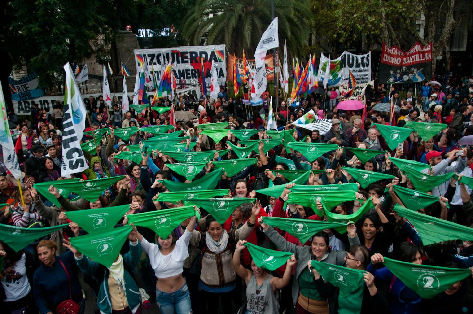 Pañuelazo Argentina Aborto 4 de Junio 2