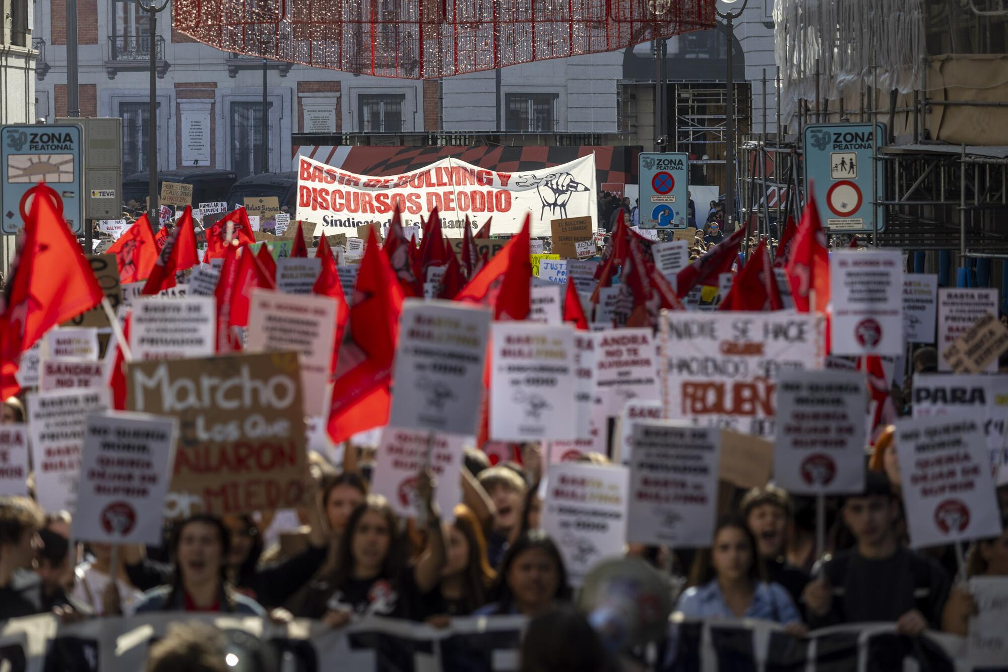 Manifestación  Acoso escolar justicia para Sandra - 3
