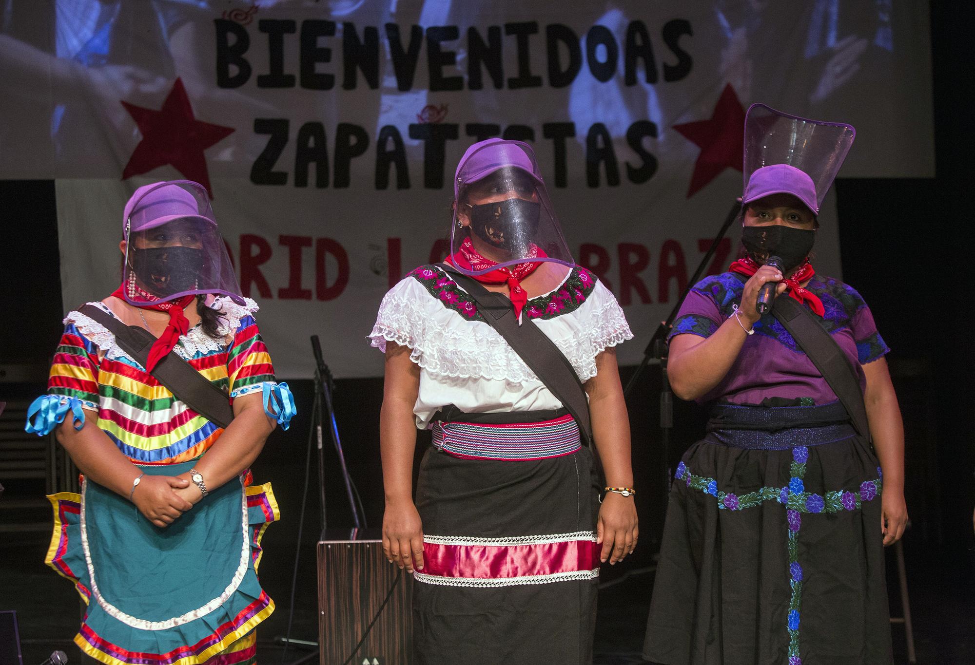 Bienvenida en Madrid al escuadrón 421 del EZLN - 3