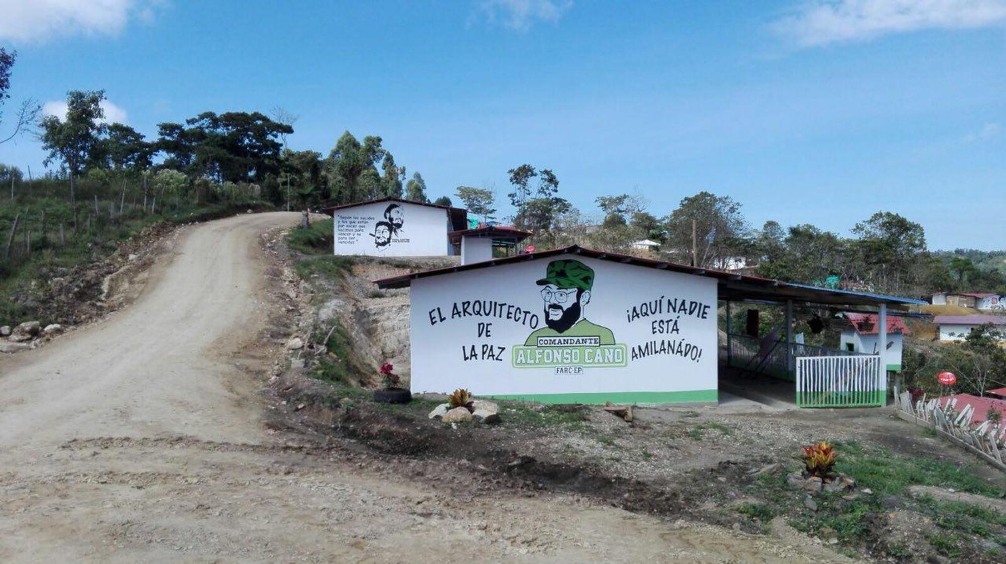 Mural en el Espacio Territorial de Icononzo, Colombia