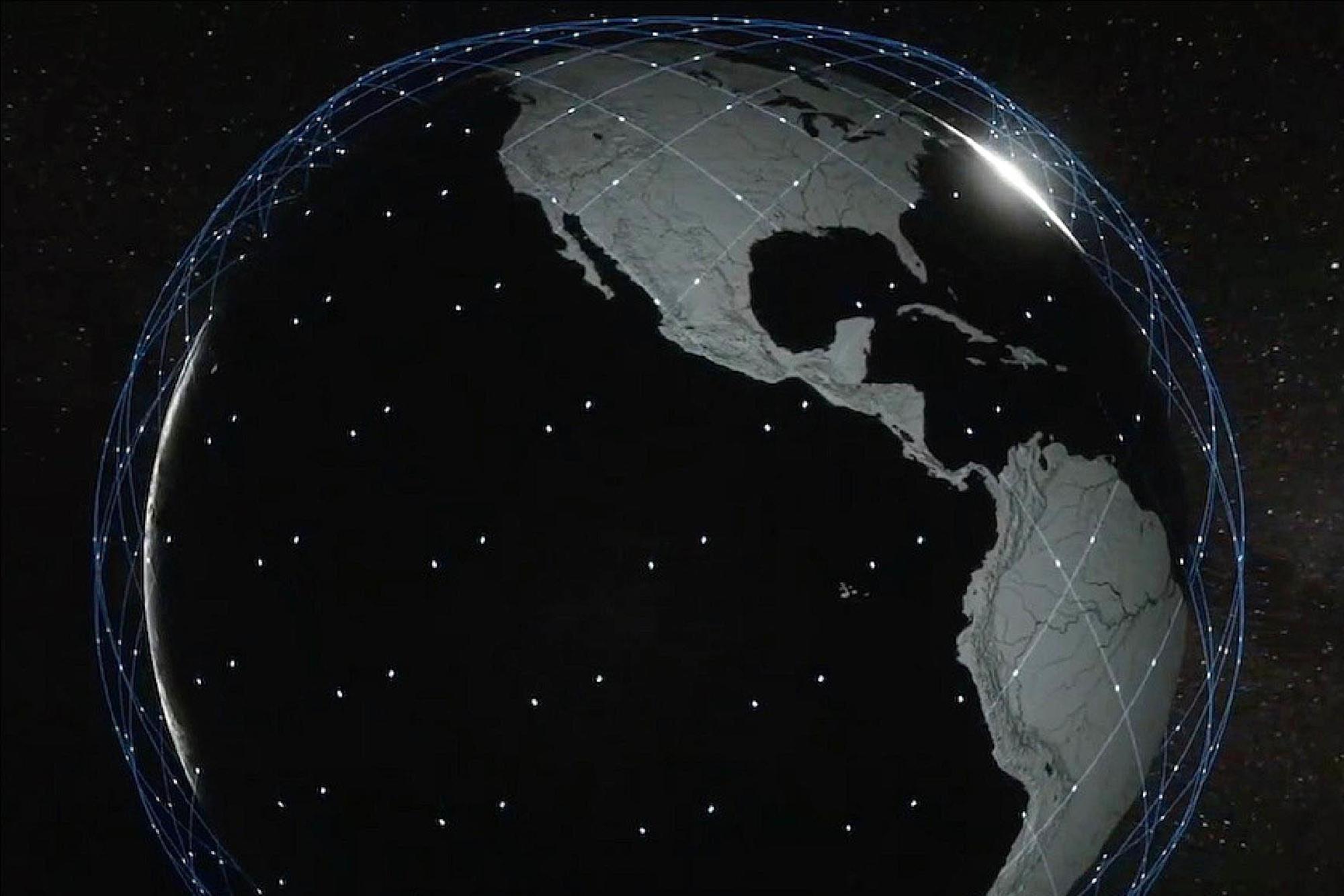 Starlink Satellite Constellation of SpaceX