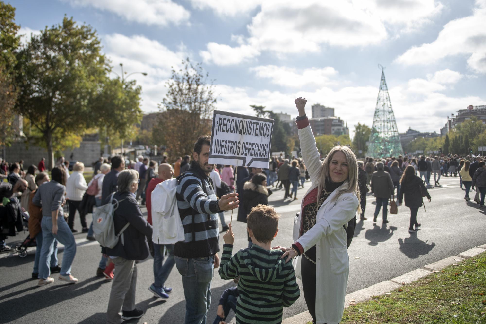 Manifestación por la Sanidad Pública en Madrid - 2