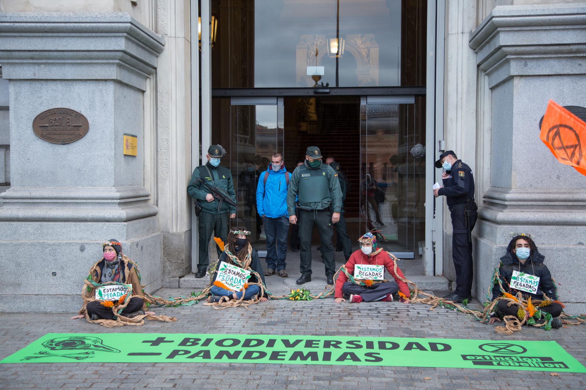 extinction rebellion ministerio agricultura