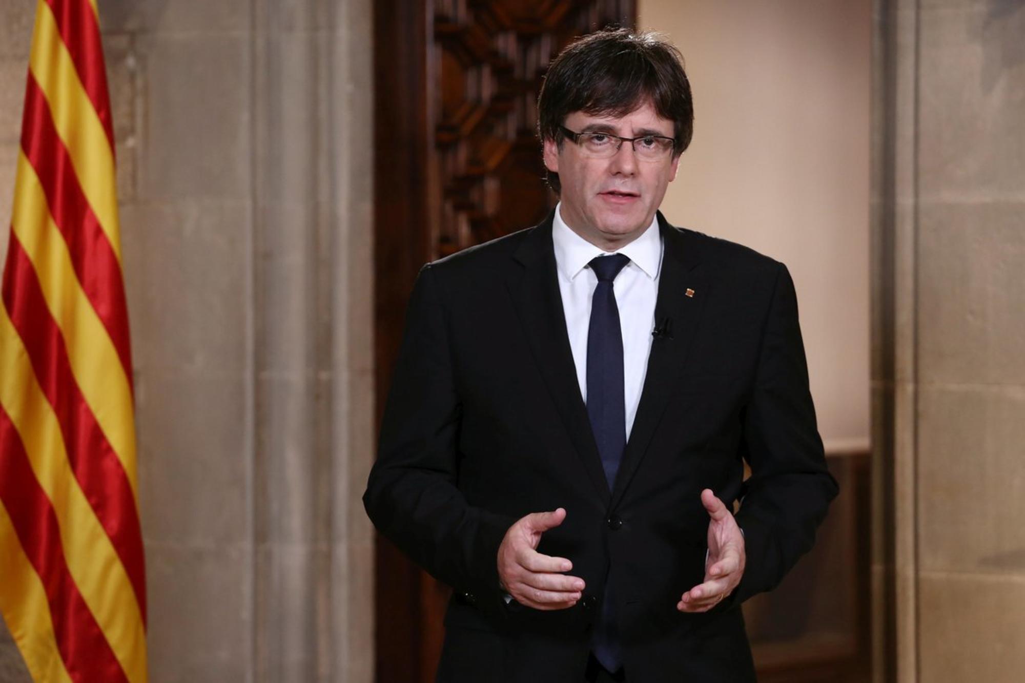 Carles Puigdemont, en TV3