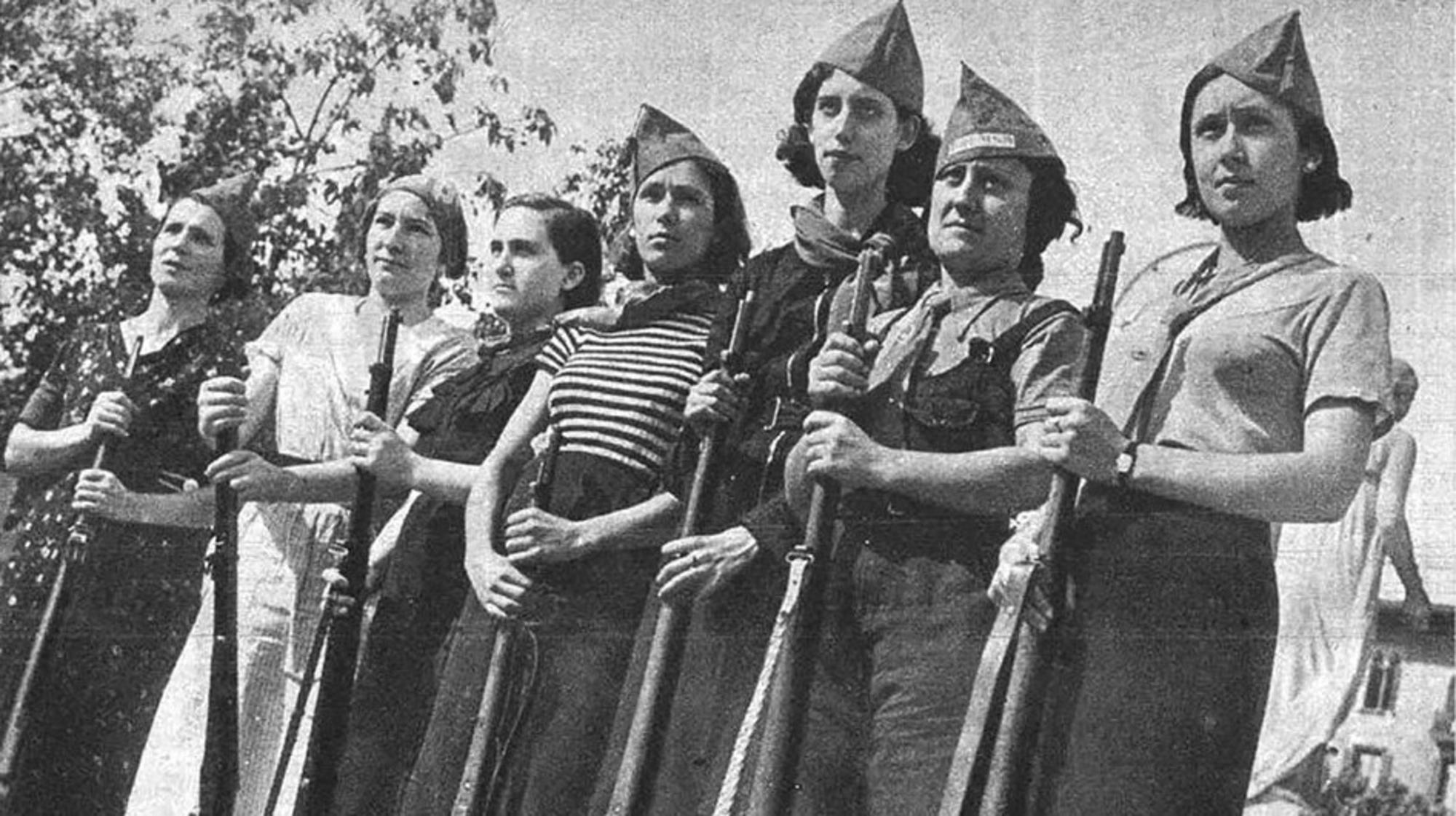 Milicianas catalanas
