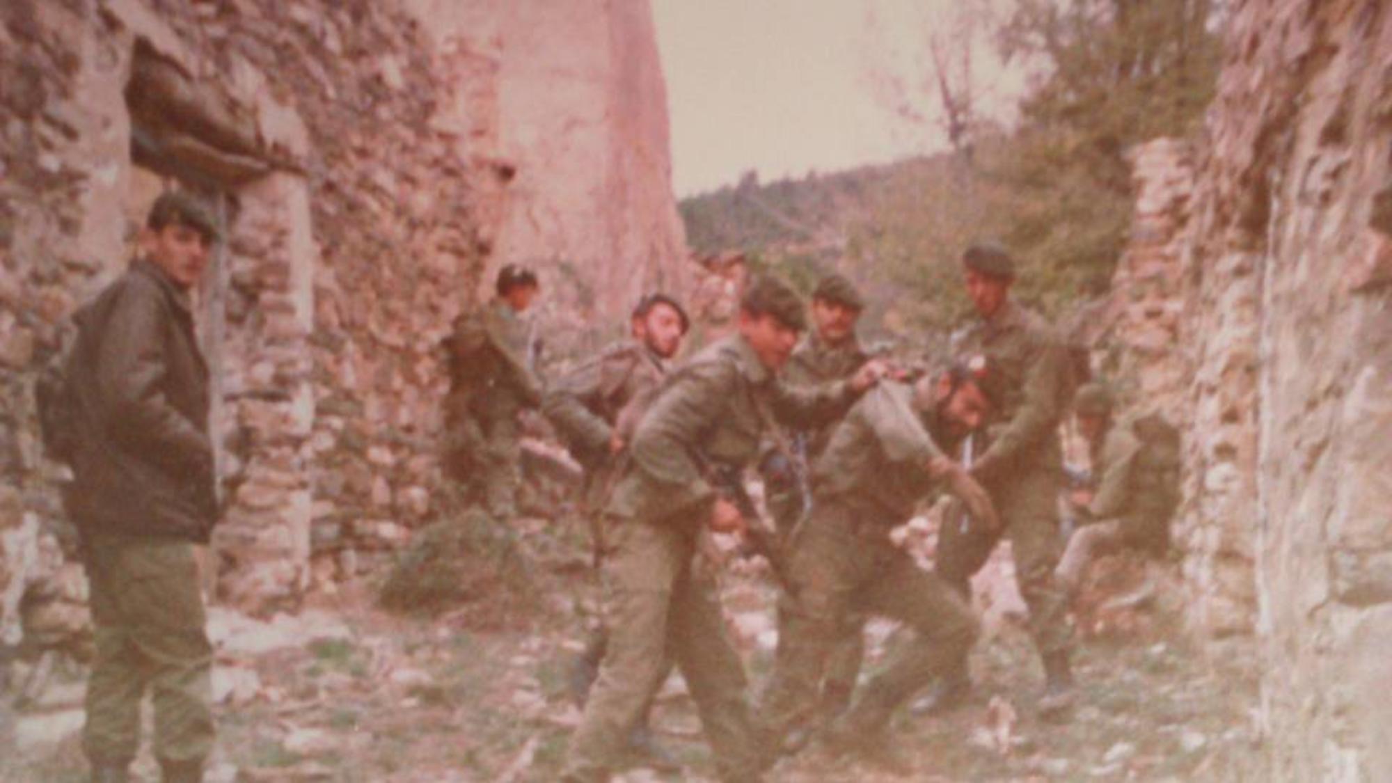 Prácticas militares en Fraguas