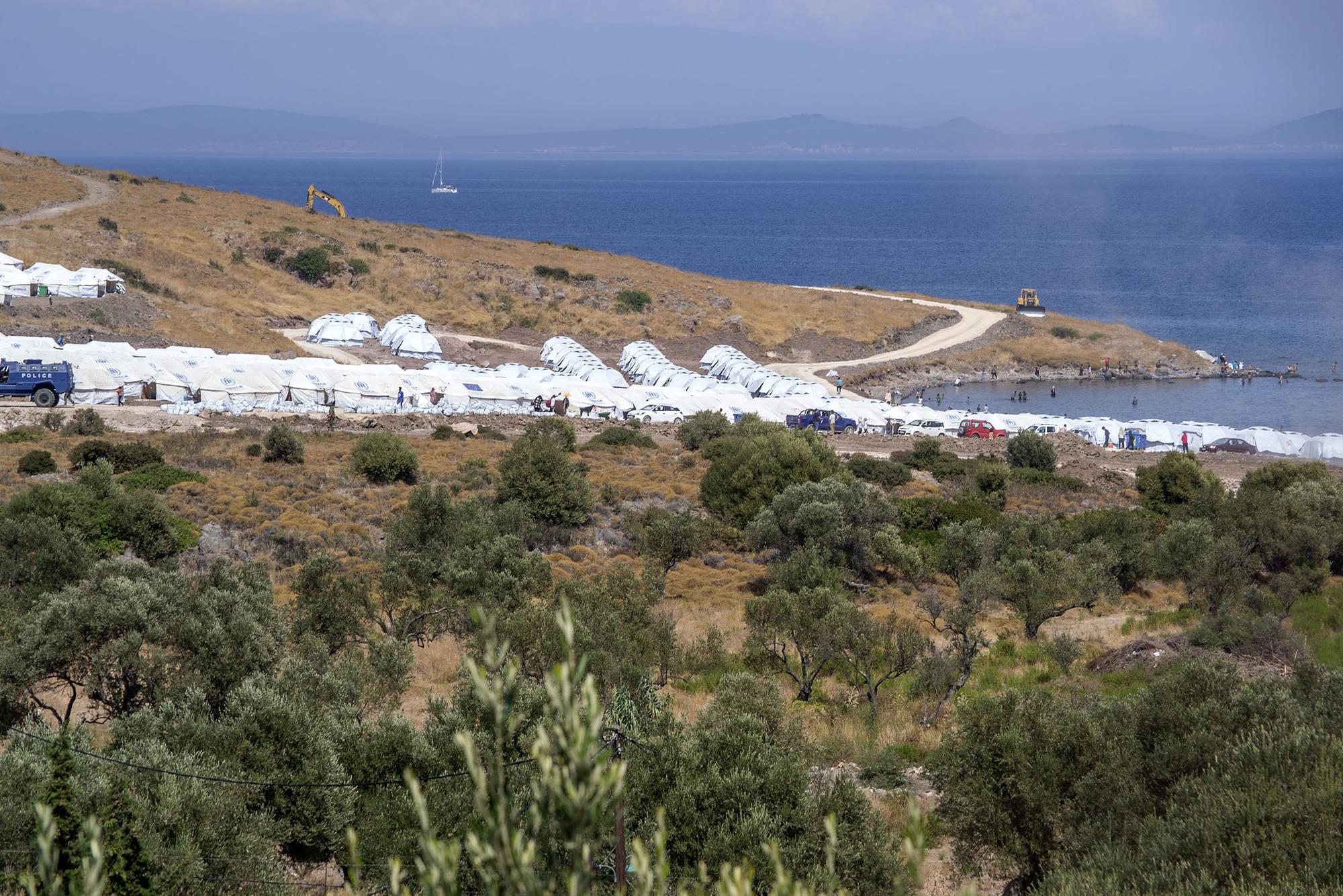 Campamento de Moria incendiado - 11