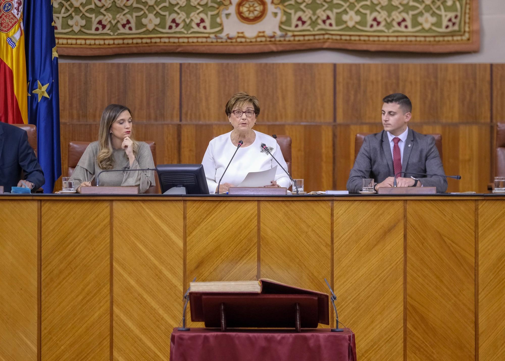 Sesión de constitución del Parlamento de Andalucía