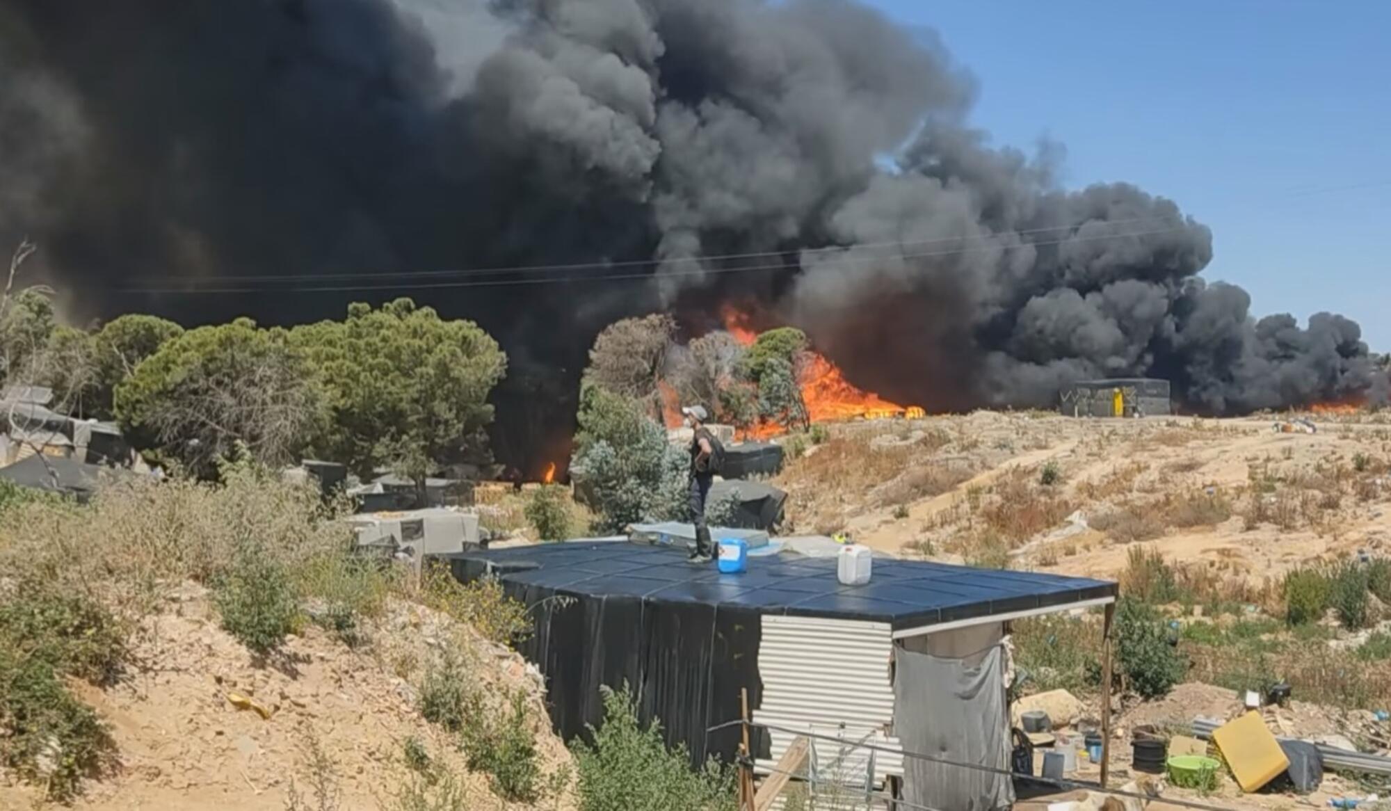 Asentamiento Incendio Huelva