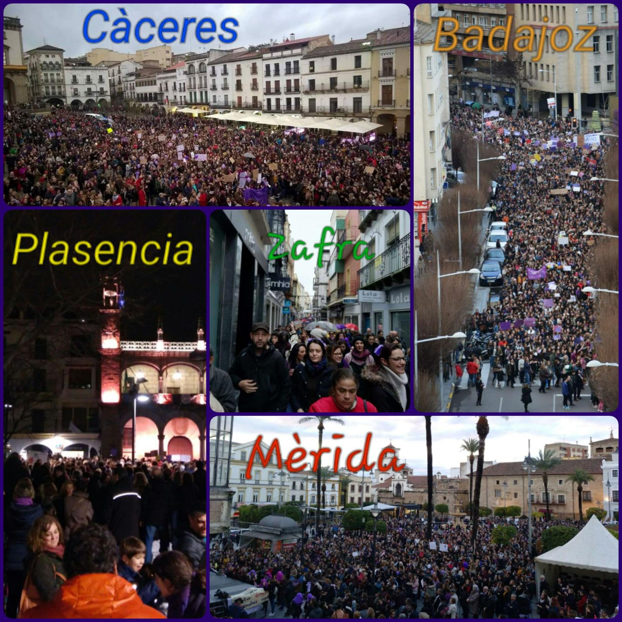 8M en Extremadura