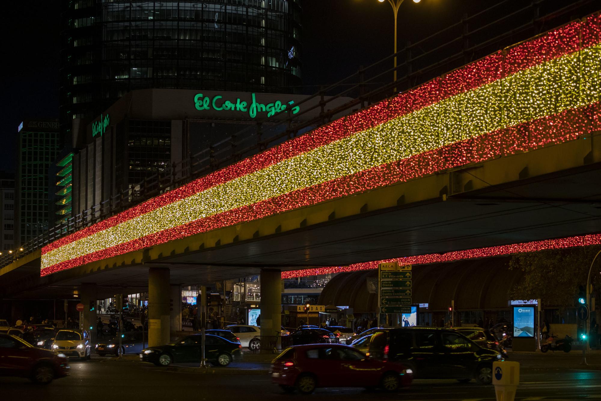 Luces navidad Bandera España - 6