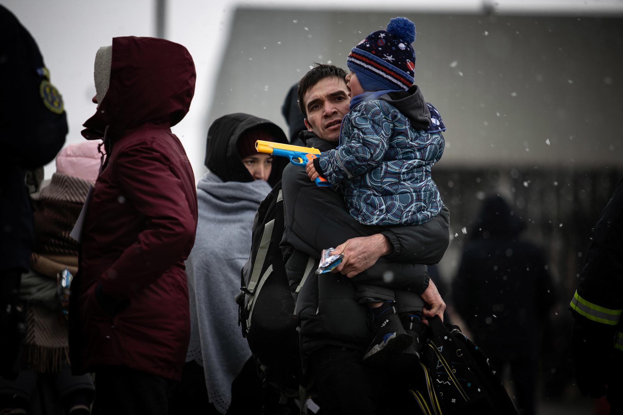 Refugiados Ucranianos frontera Rumania - 2