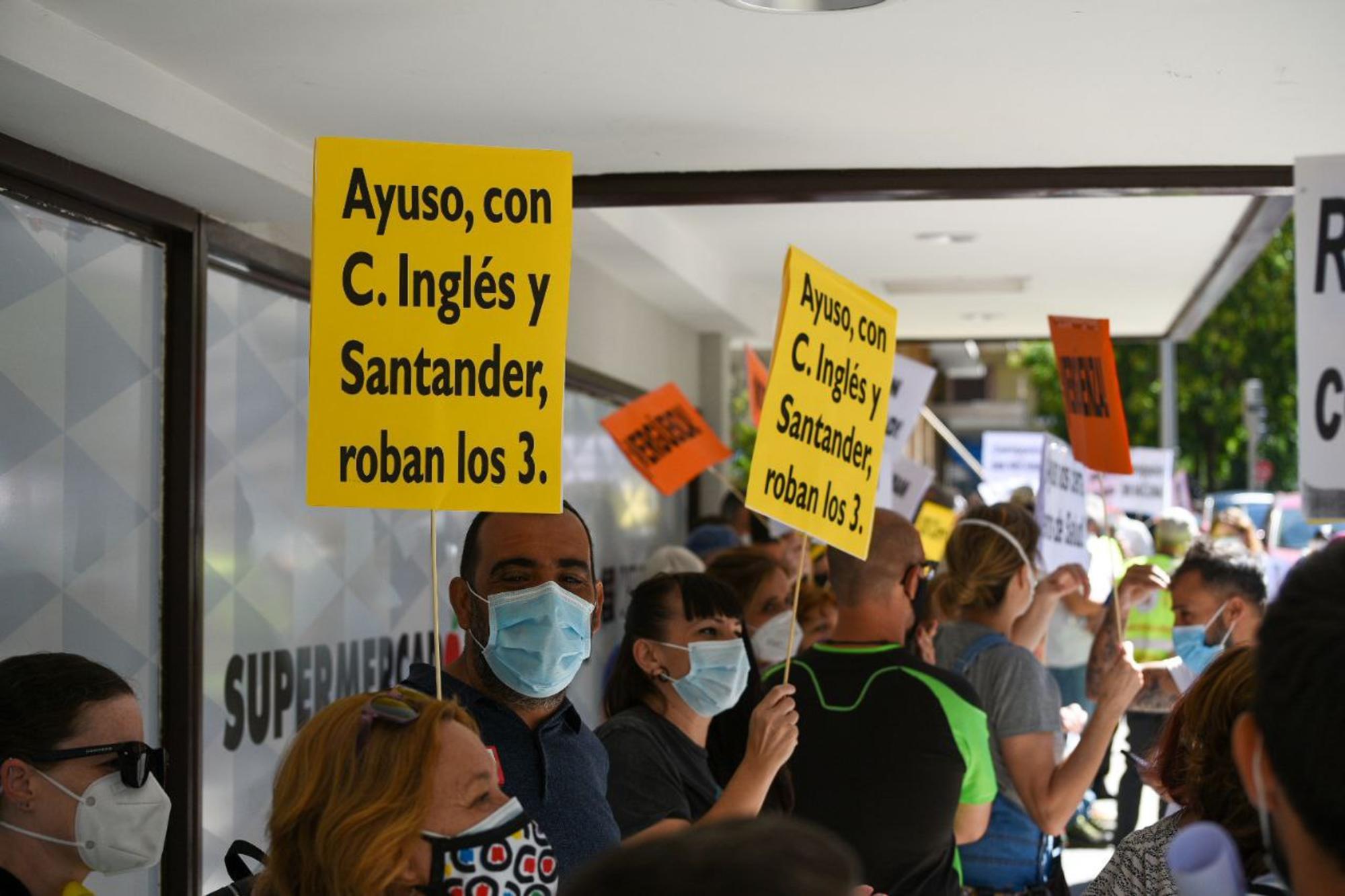 Protesta Corte Inglés 2