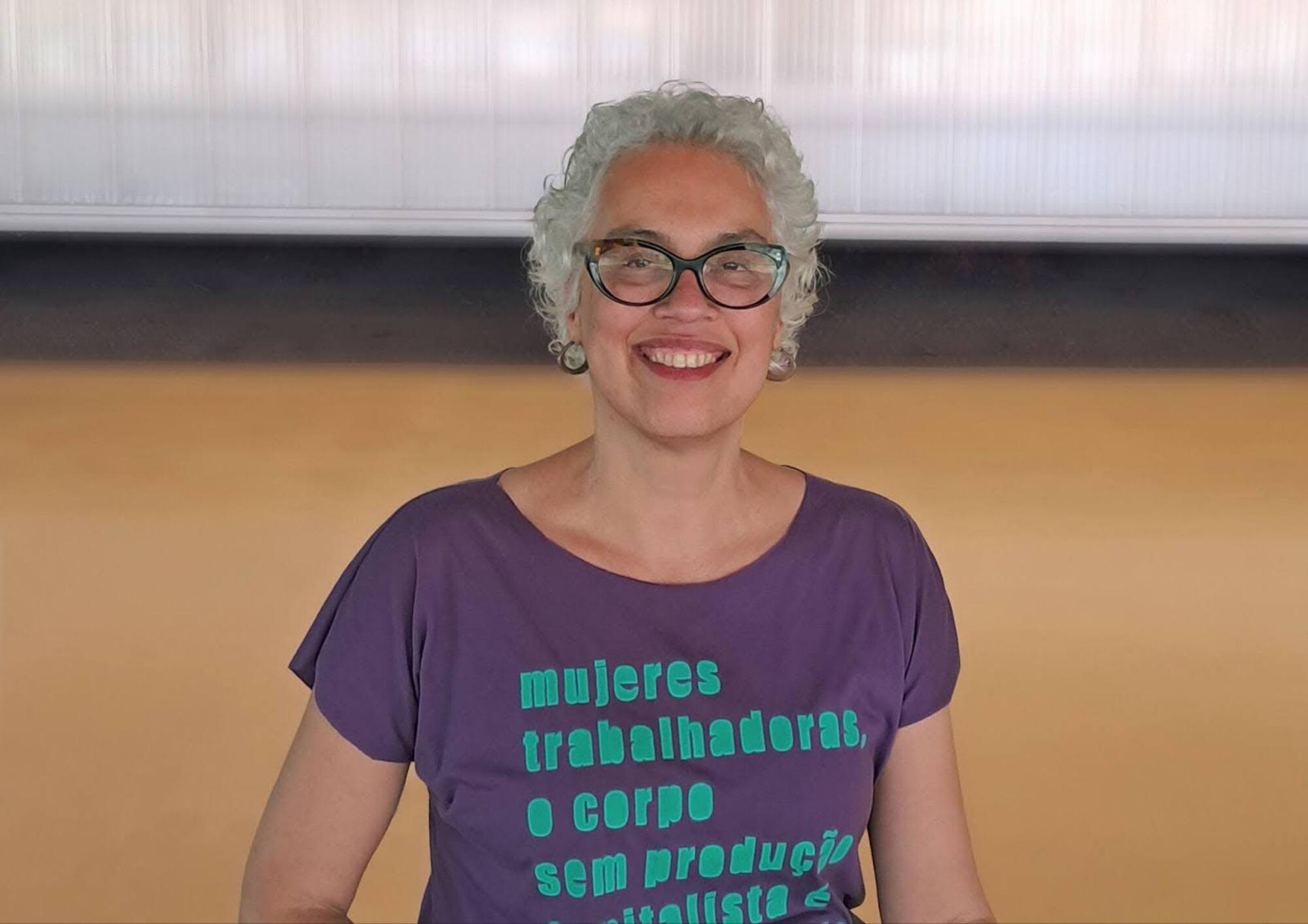 Miriam Nobre en el Congreso de Economía Feminista el pasado octubre. (Autoría: Marina Reig)