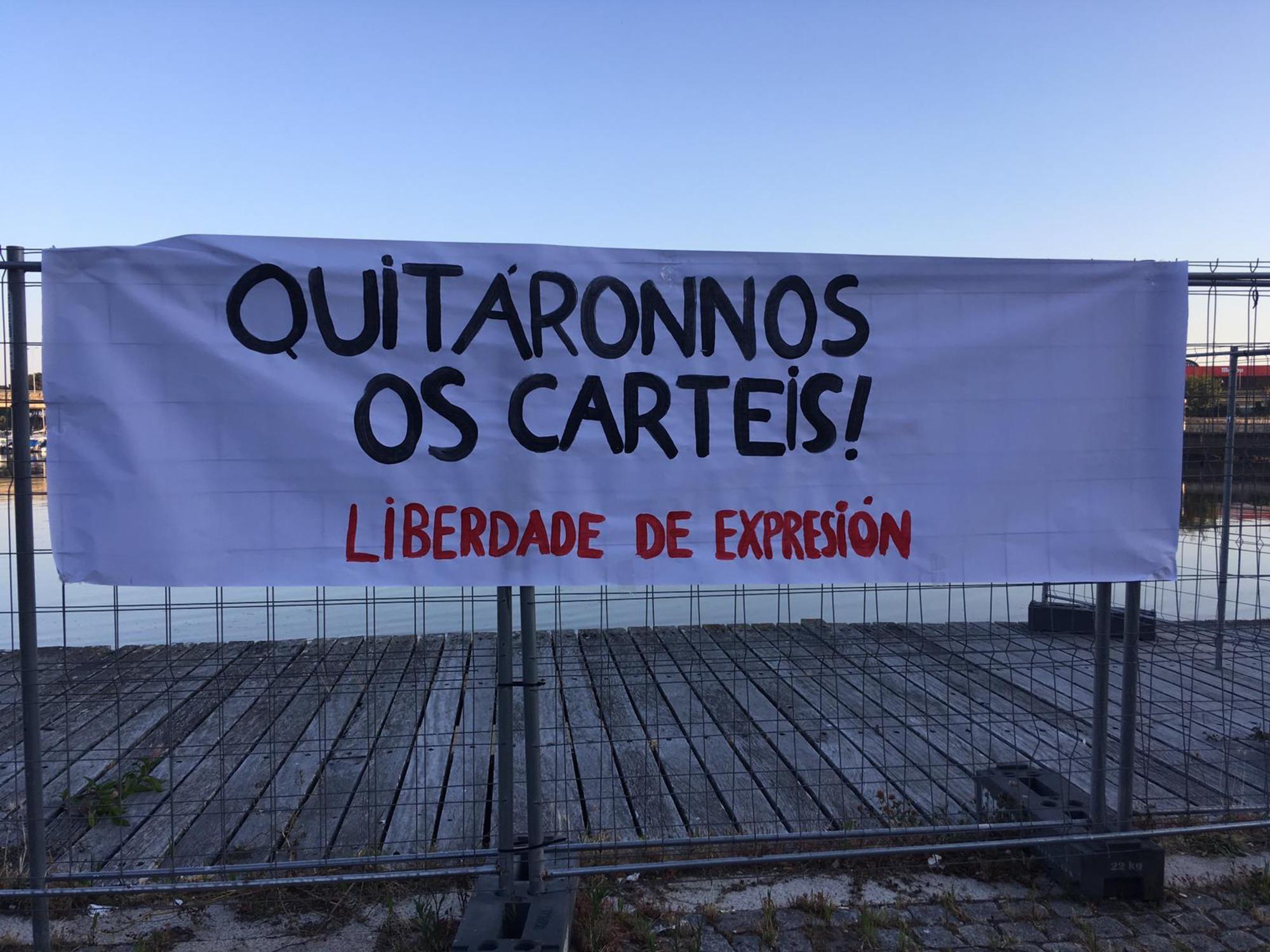 Bouzas protesta censura