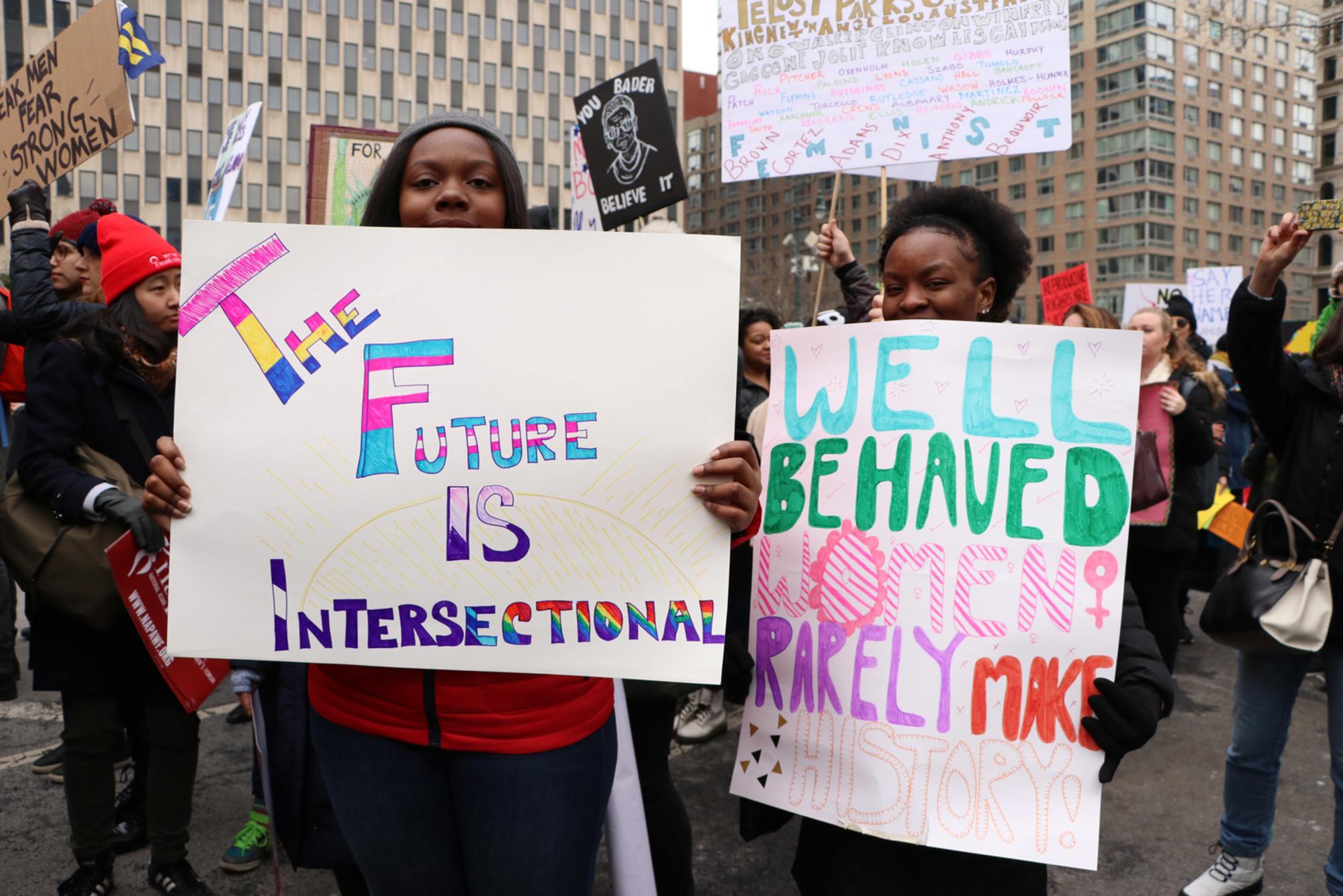 La Marcha de Mujeres en Nueva York