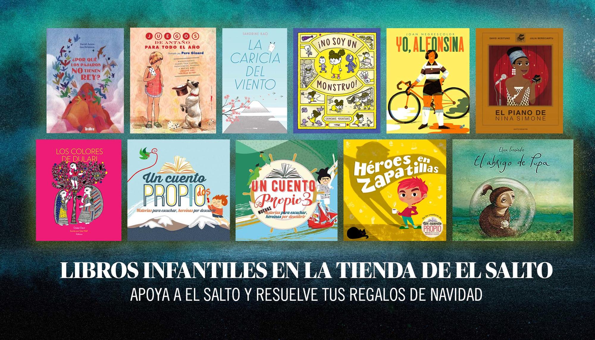 Libros infantiles en la Tienda de El Salto