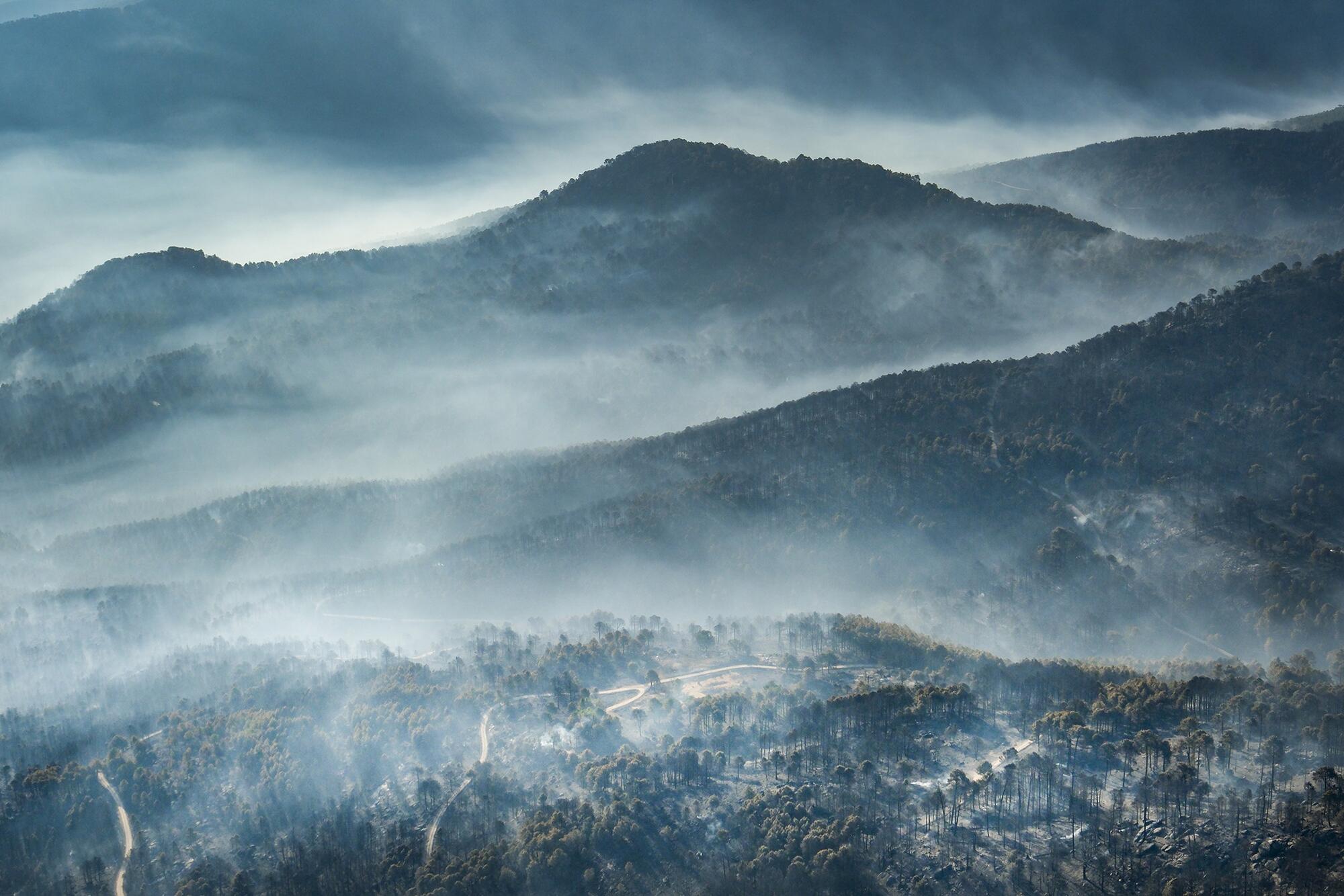Fotografia aerea grandes incendios forestales  - 1