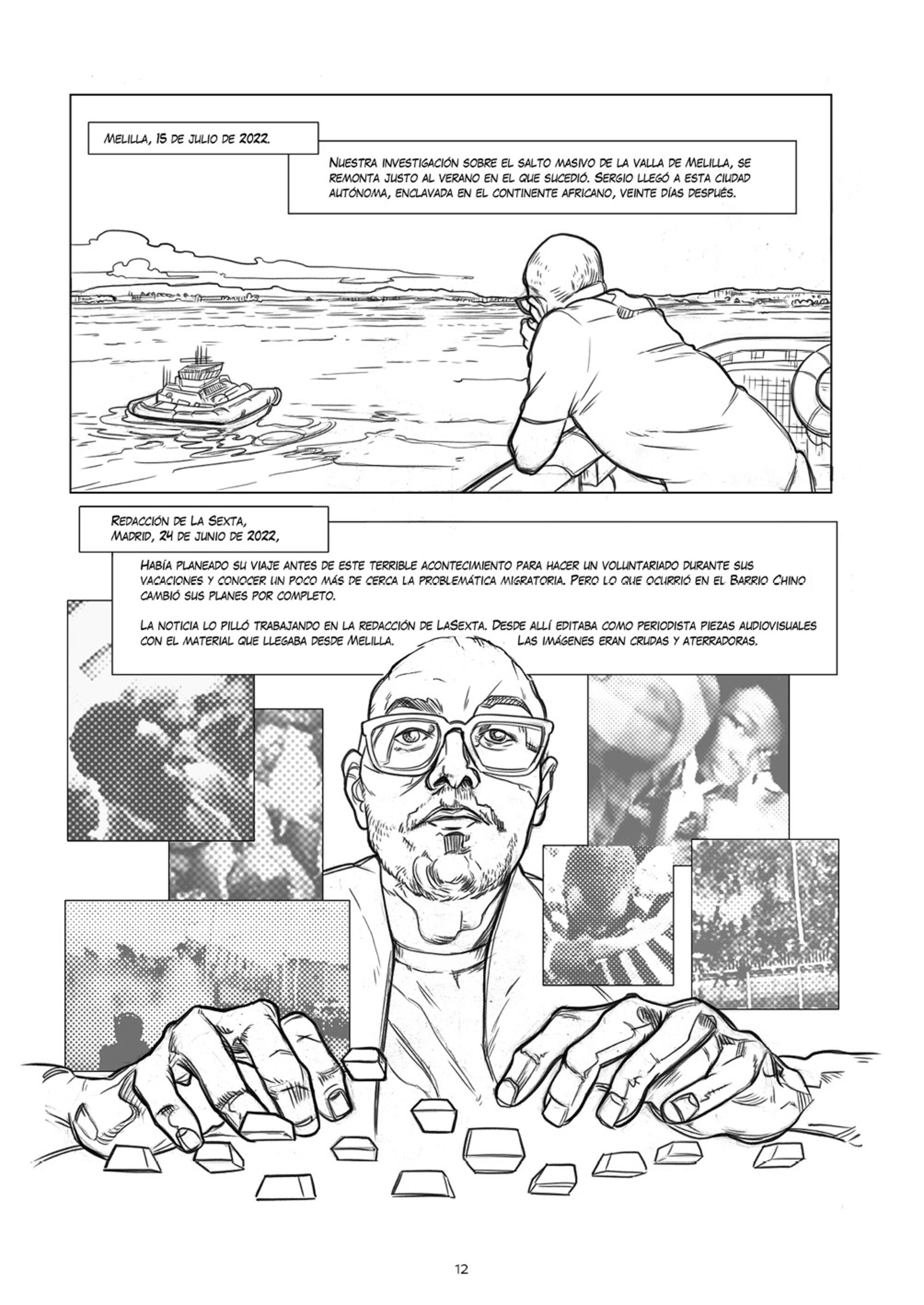 Página del cómic ‘Los nadie’, de Sergio Illescas y Mario-Paul Martínez