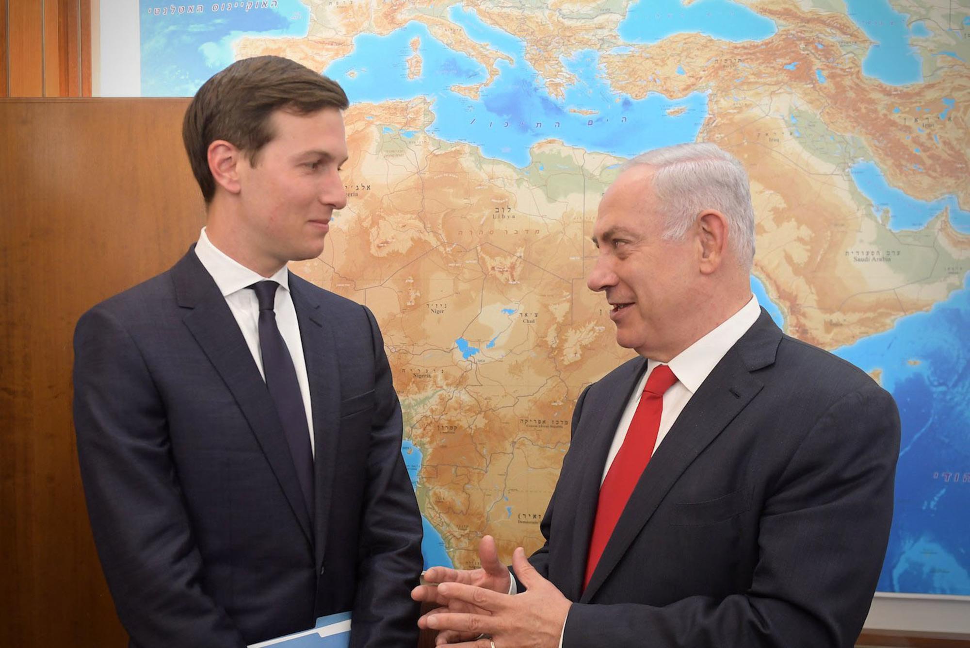 Benjamin Netanyahu y Jared Kushner 